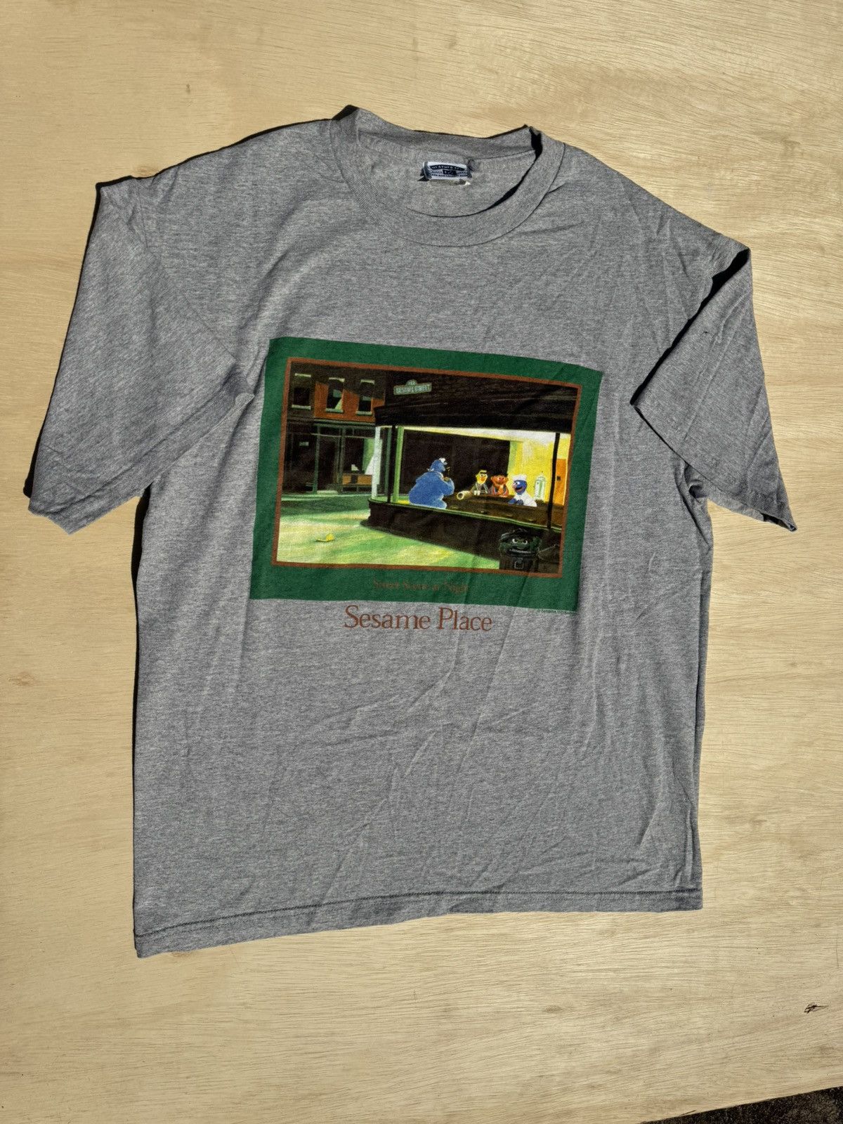 Vintage Vintage Sesame Street 90’s Lee Parody Humor Supreme T-Shirt Size US L / EU 52-54 / 3 - 6 Thumbnail