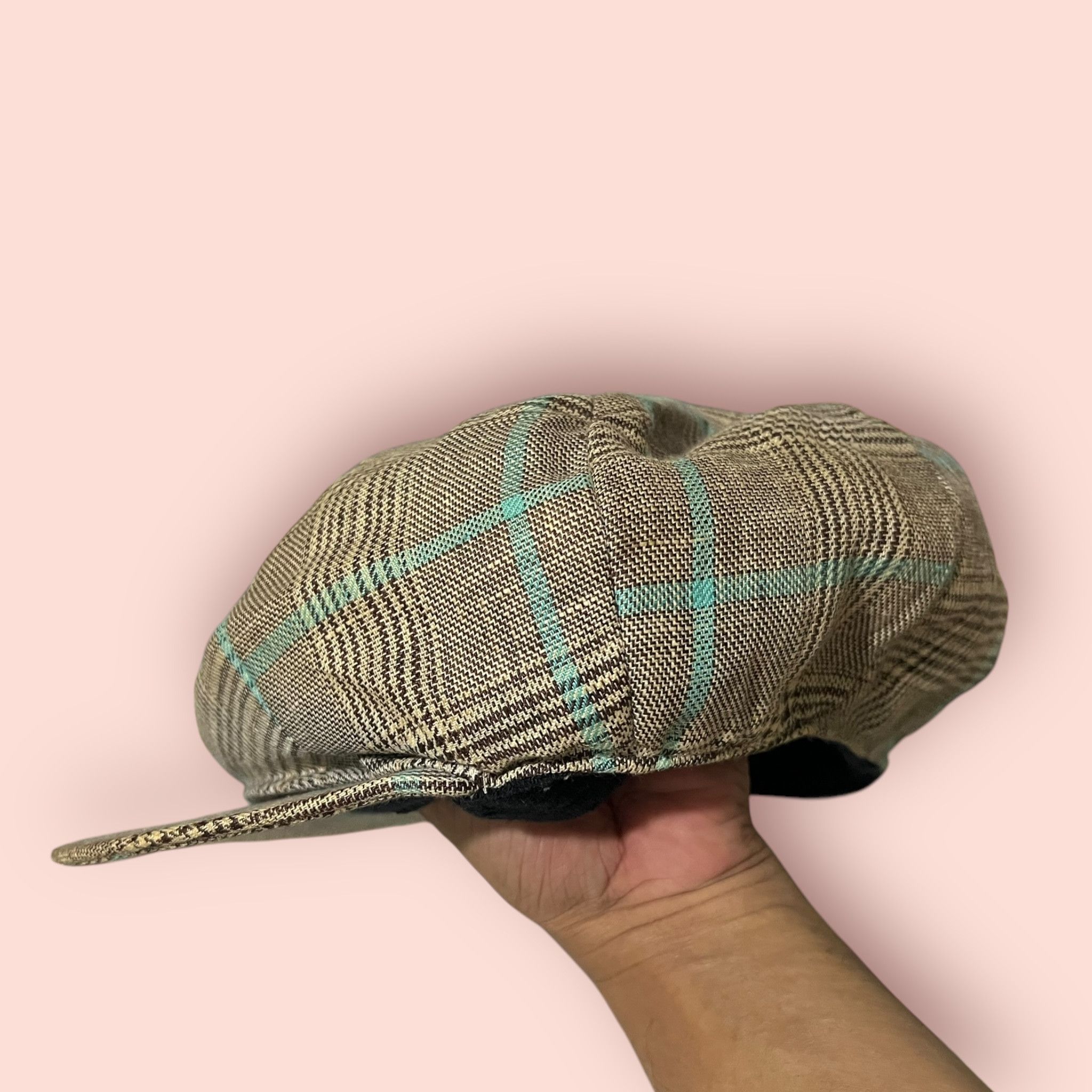 Japanese Brand × Vintage VINTAGE PLAID NEWSBOY HAT JAPAN Size ONE SIZE - 3 Thumbnail