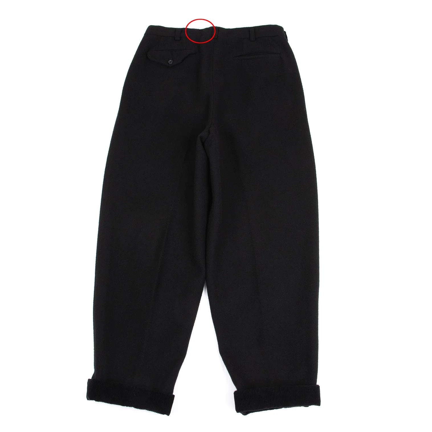 Comme des Garcons Homme Plus Dyed Corduroy Pants in Black, Size L Size US 36 / EU 52 - 9 Thumbnail