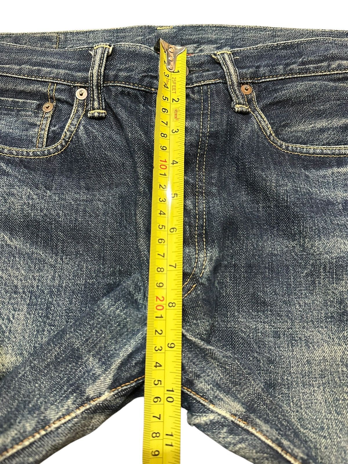 45rpm Vintage Japanese 45rpm Blue Faded Wash Style Loose Jeans Size US 30 / EU 46 - 16 Thumbnail