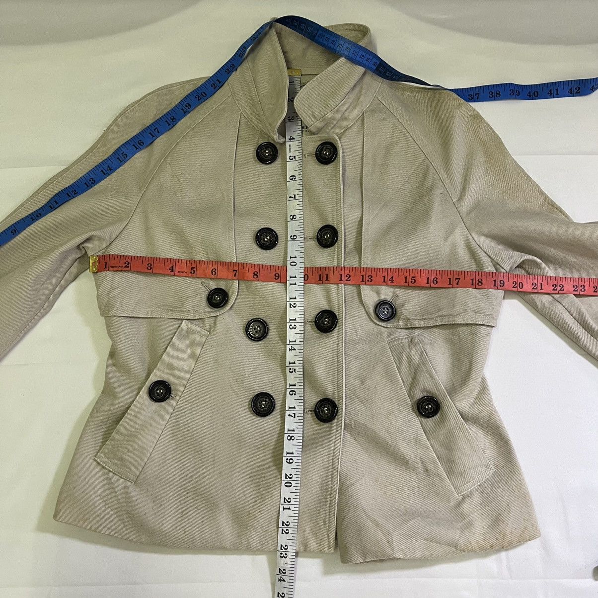 Burberry BURBERRY ENGLAND DOUBLE BREASTED JACKET/COAT Size XL / US 12-14 / IT 48-50 - 14 Thumbnail