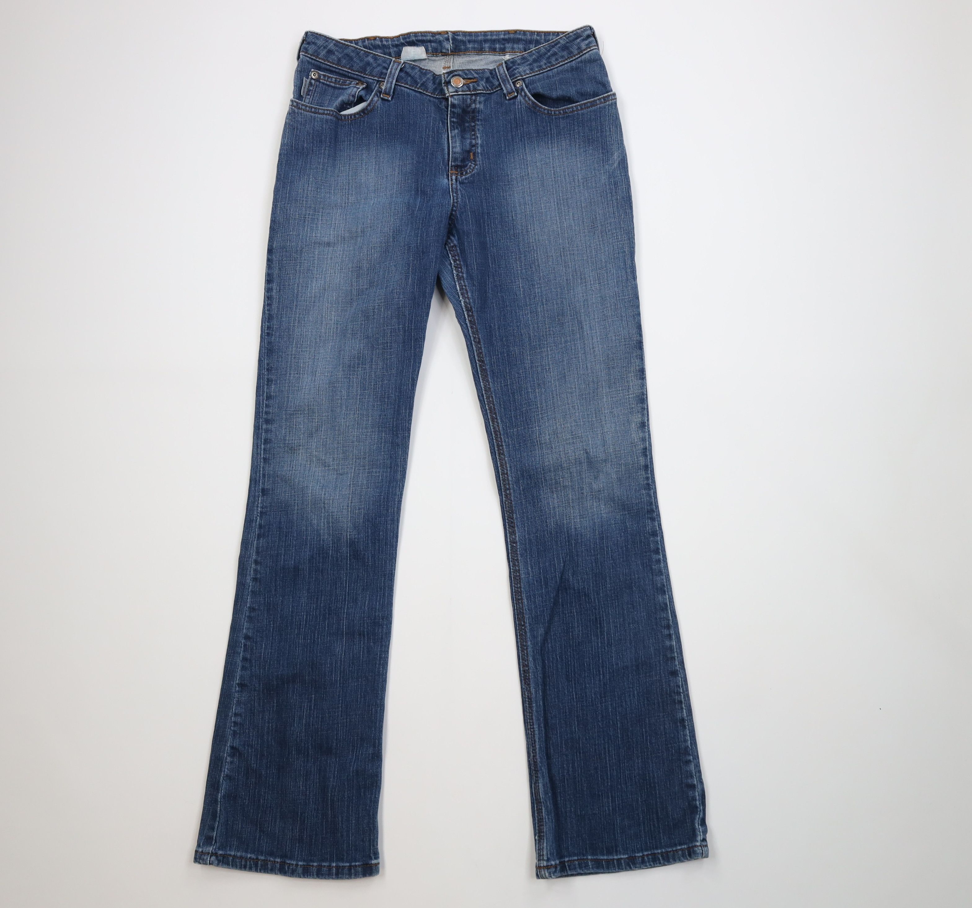 Carhartt Vintage Y2K Carhartt Spell Out Rhinestone Flared Denim Jeans Size 31" - 1 Thumbnail