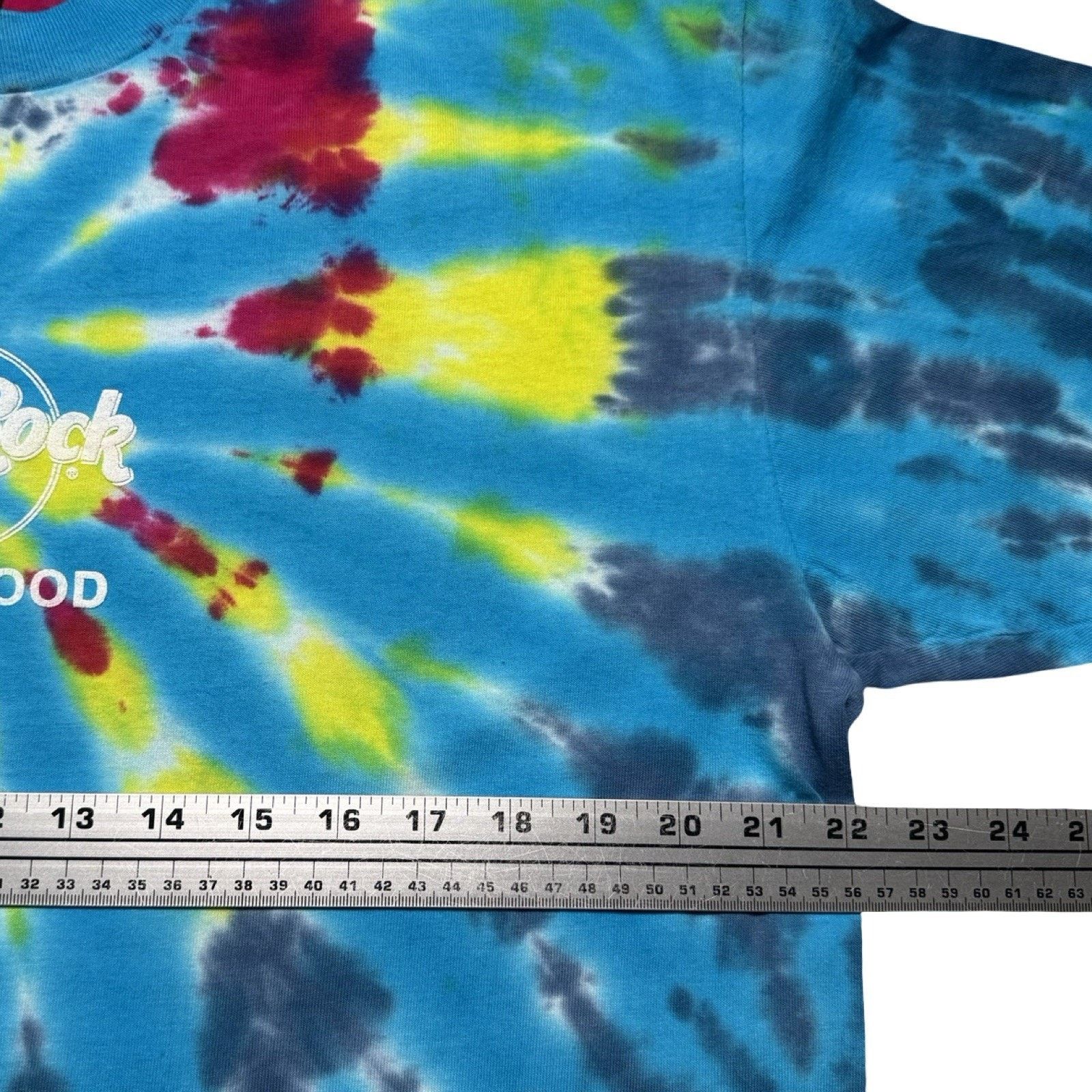 Hard Rock Cafe Vintage 90s Hard Rock Cafe Hollywood Tie Dye T Shirt L Size US L / EU 52-54 / 3 - 4 Thumbnail