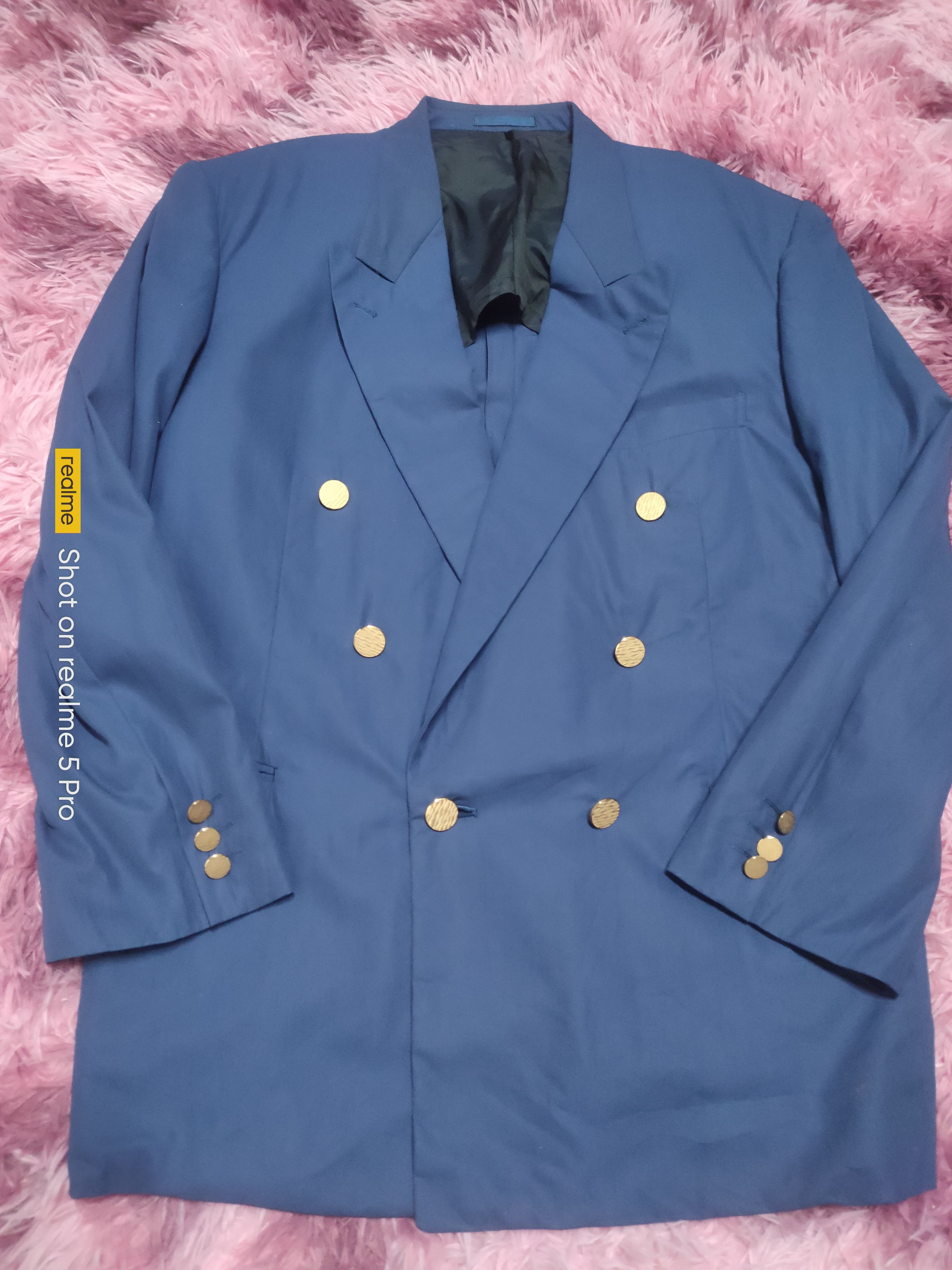 Christian Dior Monsieur Christian Dior gold button blazer Size 40S - 2 Thumbnail