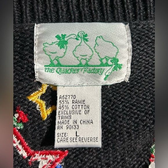 Quacker Factory Vintage Quacker Factory Holiday Christmas Cardigan Sweater Size L / US 10 / IT 46 - 8 Thumbnail