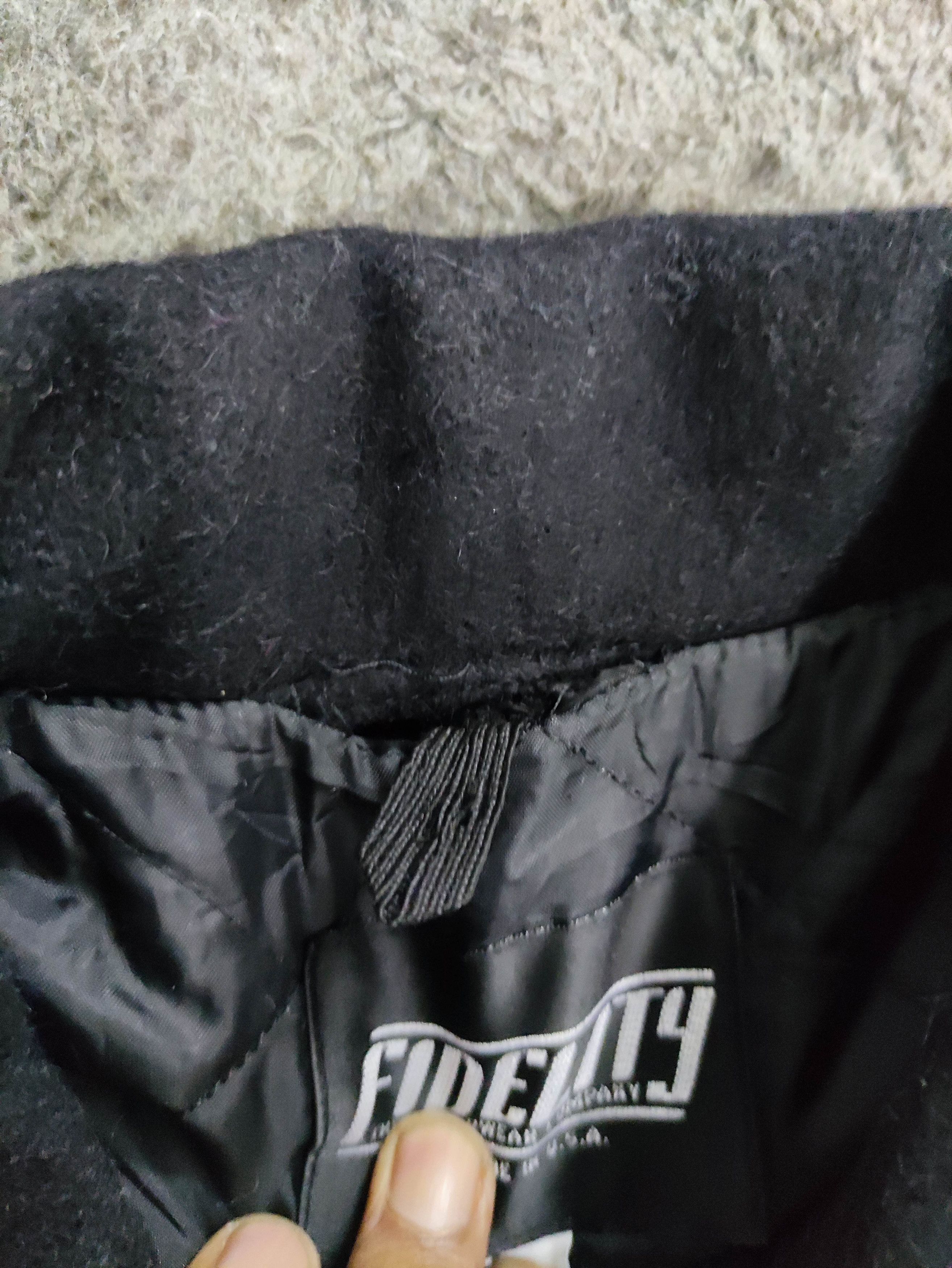 Fidelity Vintage Fidelity Black Wool Zipper Jacket Size US L / EU 52-54 / 3 - 6 Thumbnail