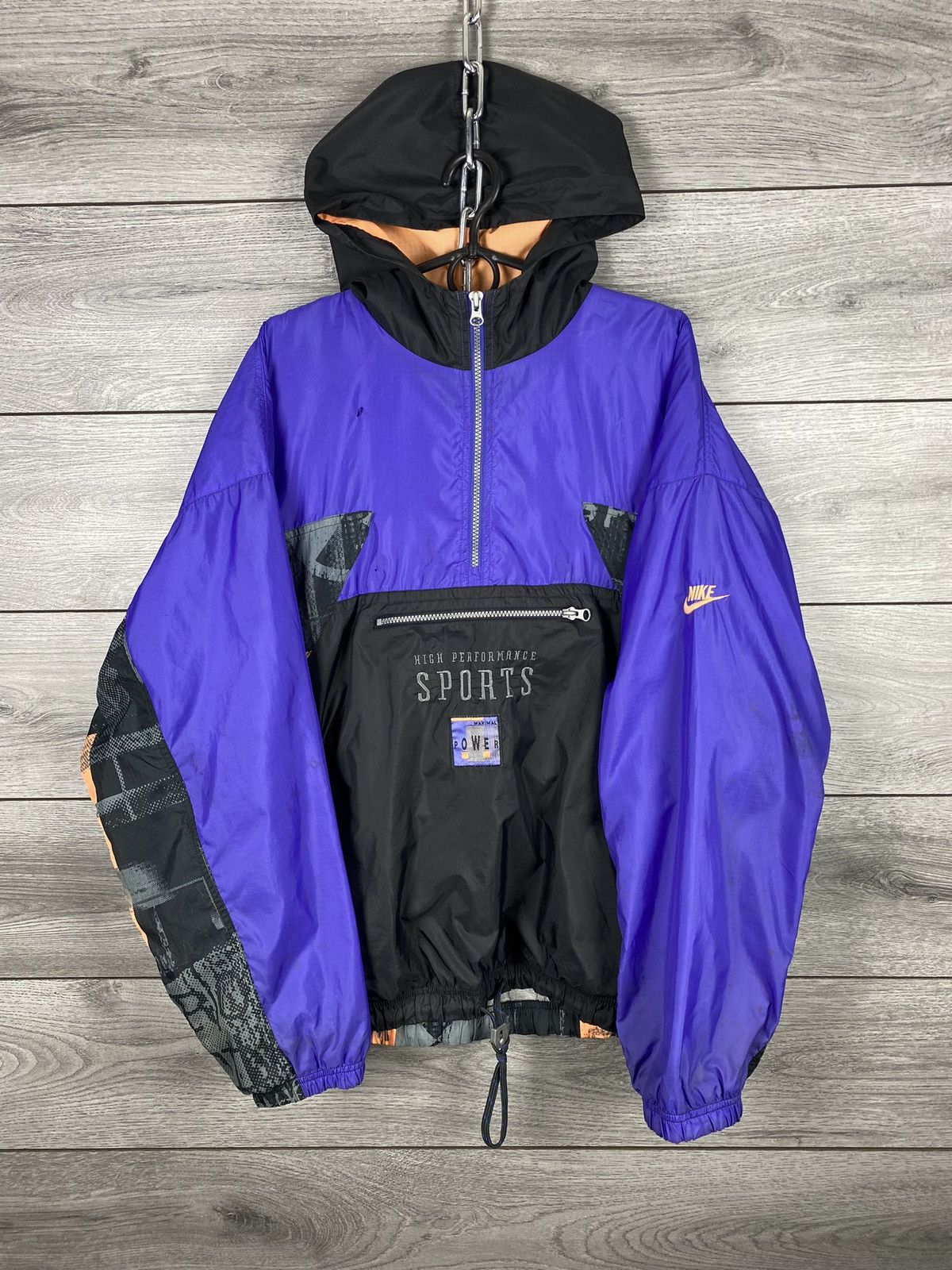 Nike Vintage Nike Anorak Light Jacket Size US L / EU 52-54 / 3 - 2 Thumbnail