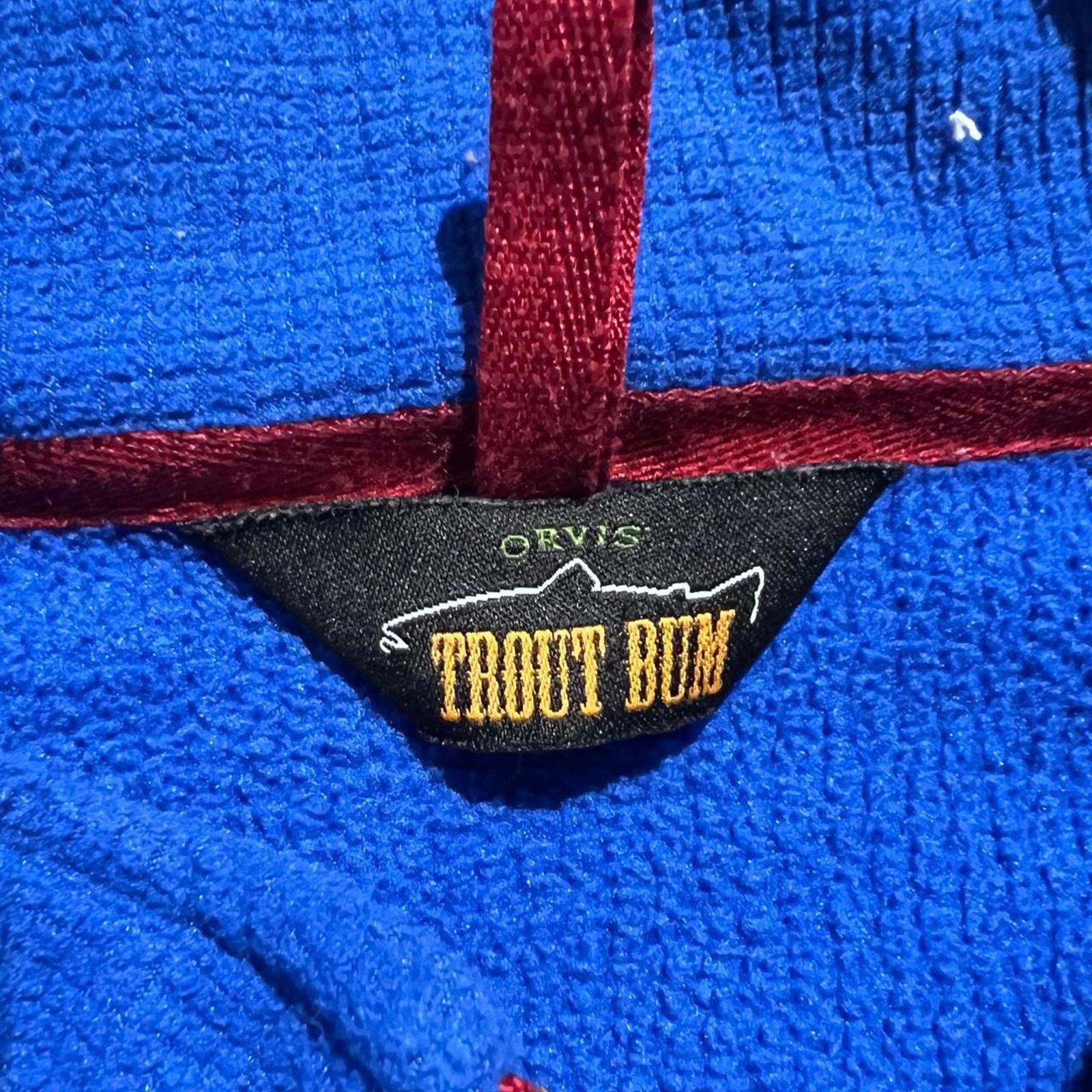 Orvis Vintage Orvis Trout Bum Fleece Full Zip Jacket Size US XXL / EU 58 / 5 - 4 Thumbnail