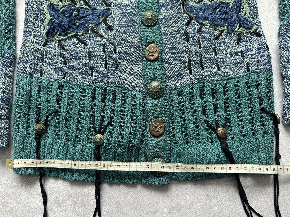 Designer Save the Queen sweater cardigan made in Italy size L Size L / US 10 / IT 46 - 10 Thumbnail
