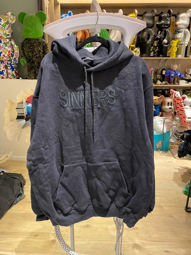 Balenciaga Black Sinners Hoodie dmc