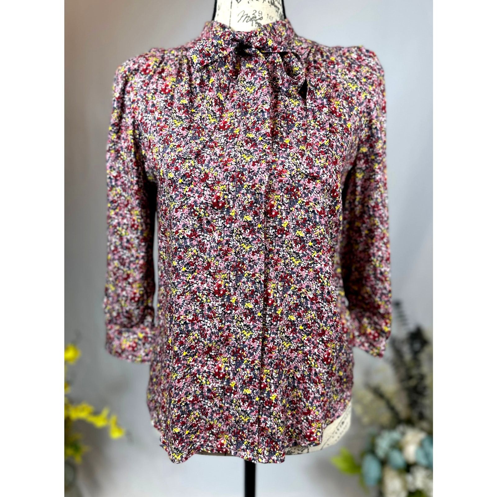 Zadig & Voltaire Zadig & Voltaire Touch Ao Liberty Top Neck Ties Rose XS Size XS / US 0-2 / IT 36-38 - 9 Thumbnail