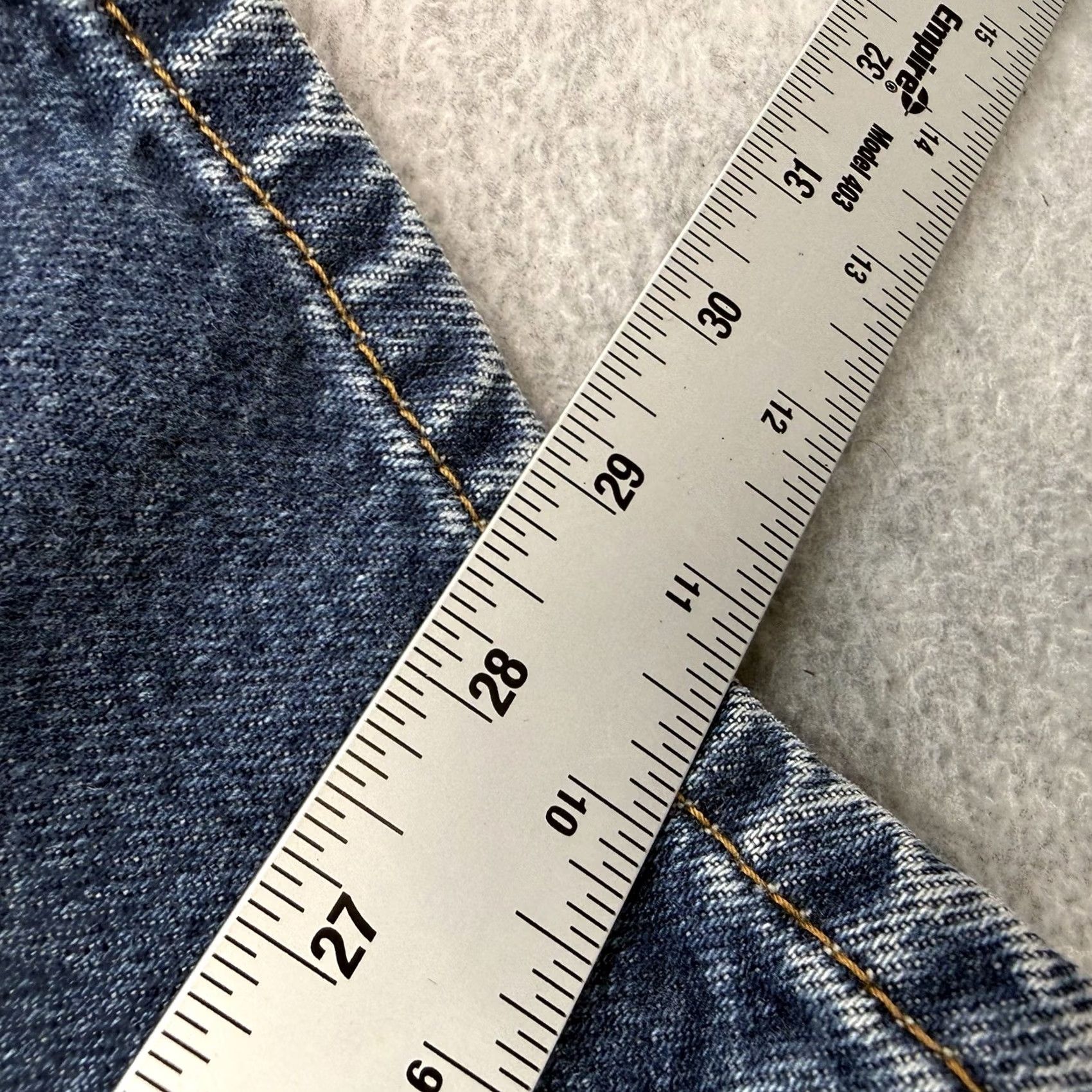 Levi's VINTAGE Levi's 505 Jeans Mens 34x29 Regular Straight Distressed Y2K USA Grunge Size US 34 / EU 50 - 6 Thumbnail