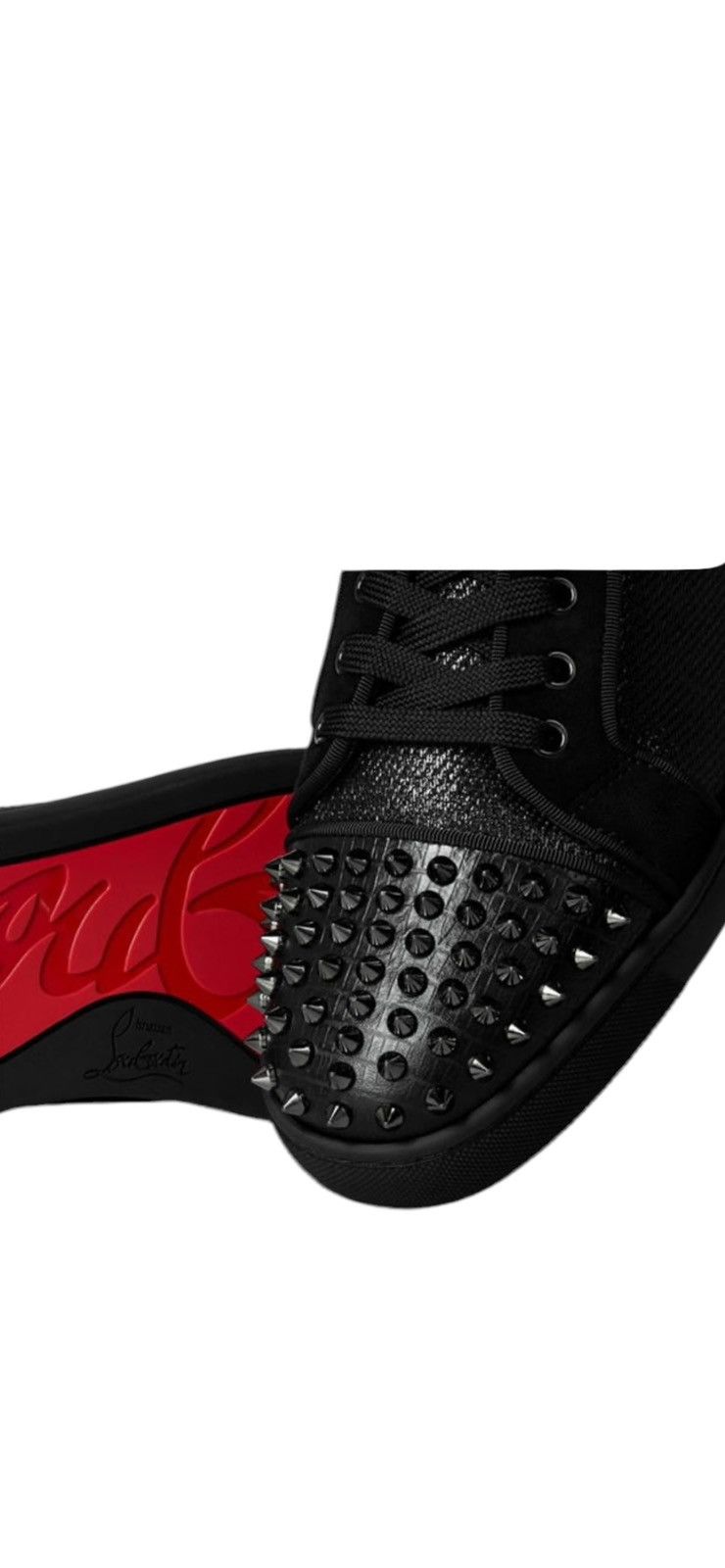 Christian Louboutin LOUIS JUNIOR SPIKES ORLATO SNEAKERS Size US 7 / EU 40 - 5 Thumbnail