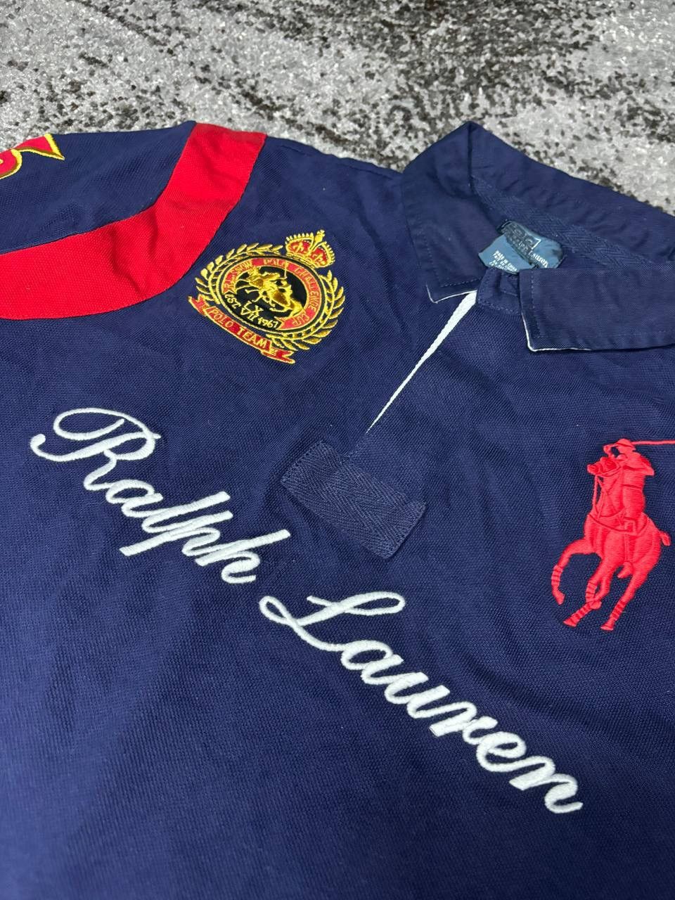 Designer × Polo Ralph Lauren × Vintage Vintage Y2K Polo Ralph Lauren Embroidered Logo Jersey Long Size US S / EU 44-46 / 1 - 3 Thumbnail
