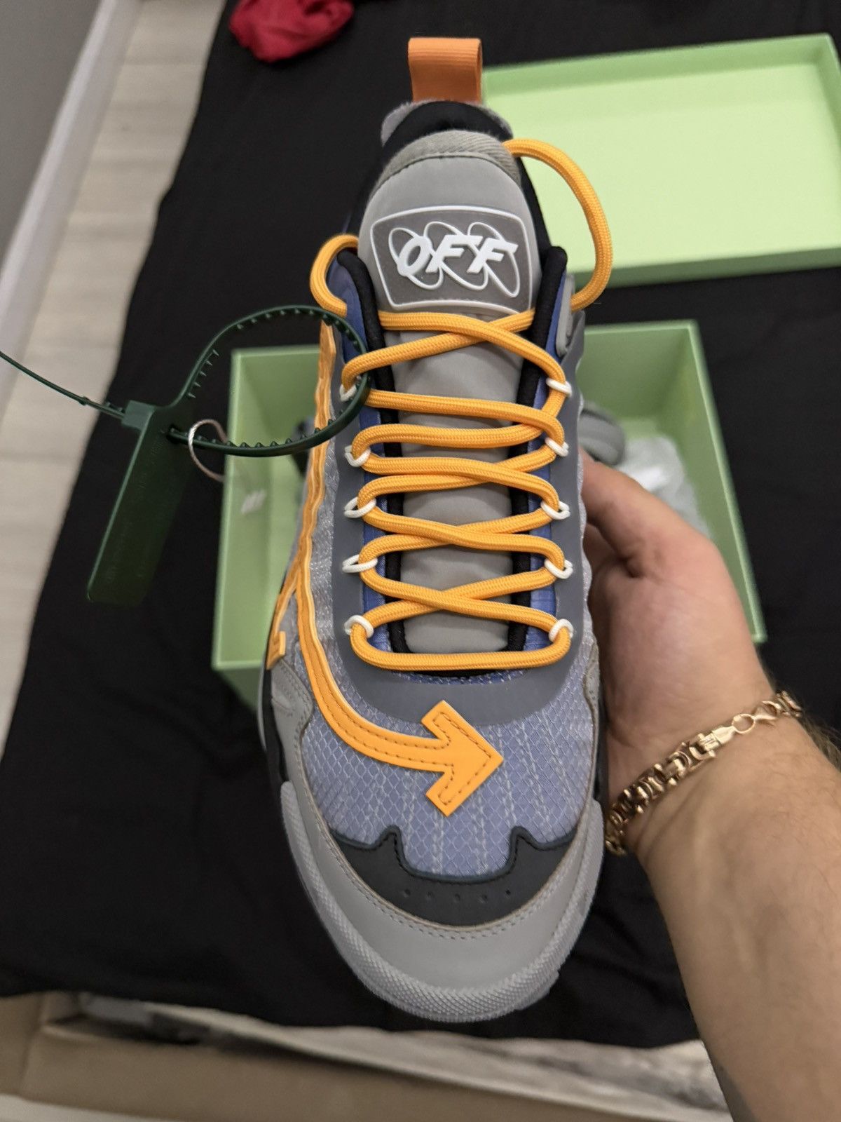 Off-White Off White Odsy 2000 Grey Orange Size US 10 / EU 43 - 1 Thumbnail