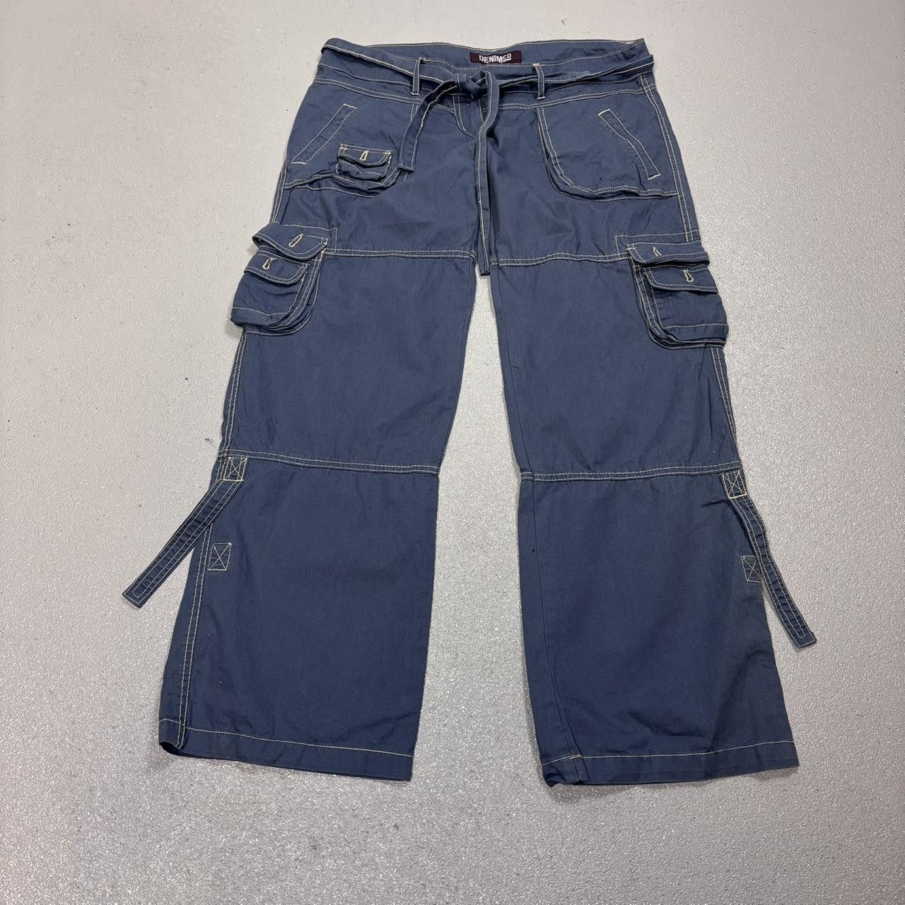 Japanese Brand × Vintage Vintage y2k 90s cargo pants Size US 34 / EU 50 - 1 Thumbnail