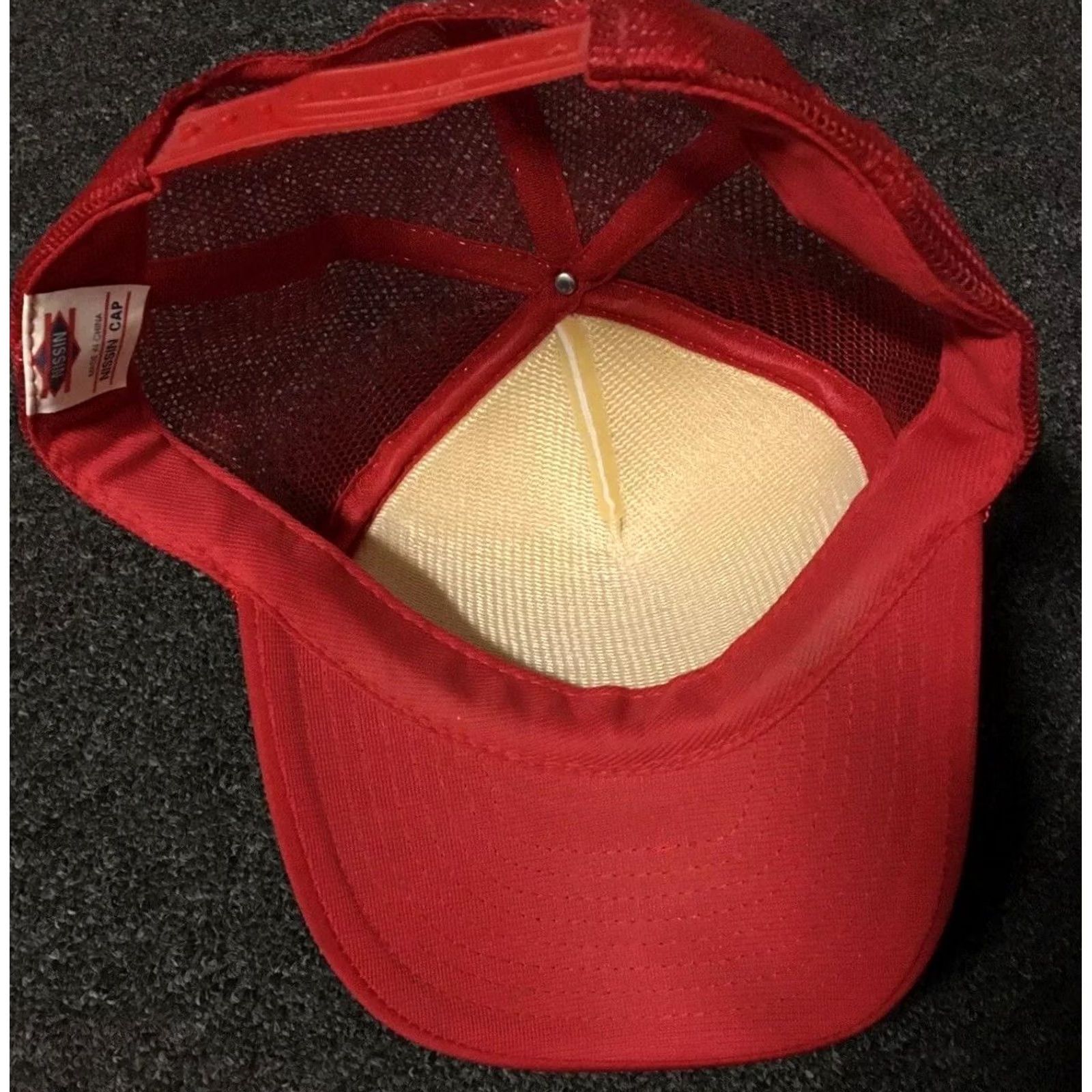 Rusty VINTAGE Trucker Hat Baseball Cap Mens Red 90s Grunge Car NASCAR NASCAR Mechanic Our Tools Rust Chevrolet 80s 70s Size ONE SIZE - 6 Thumbnail