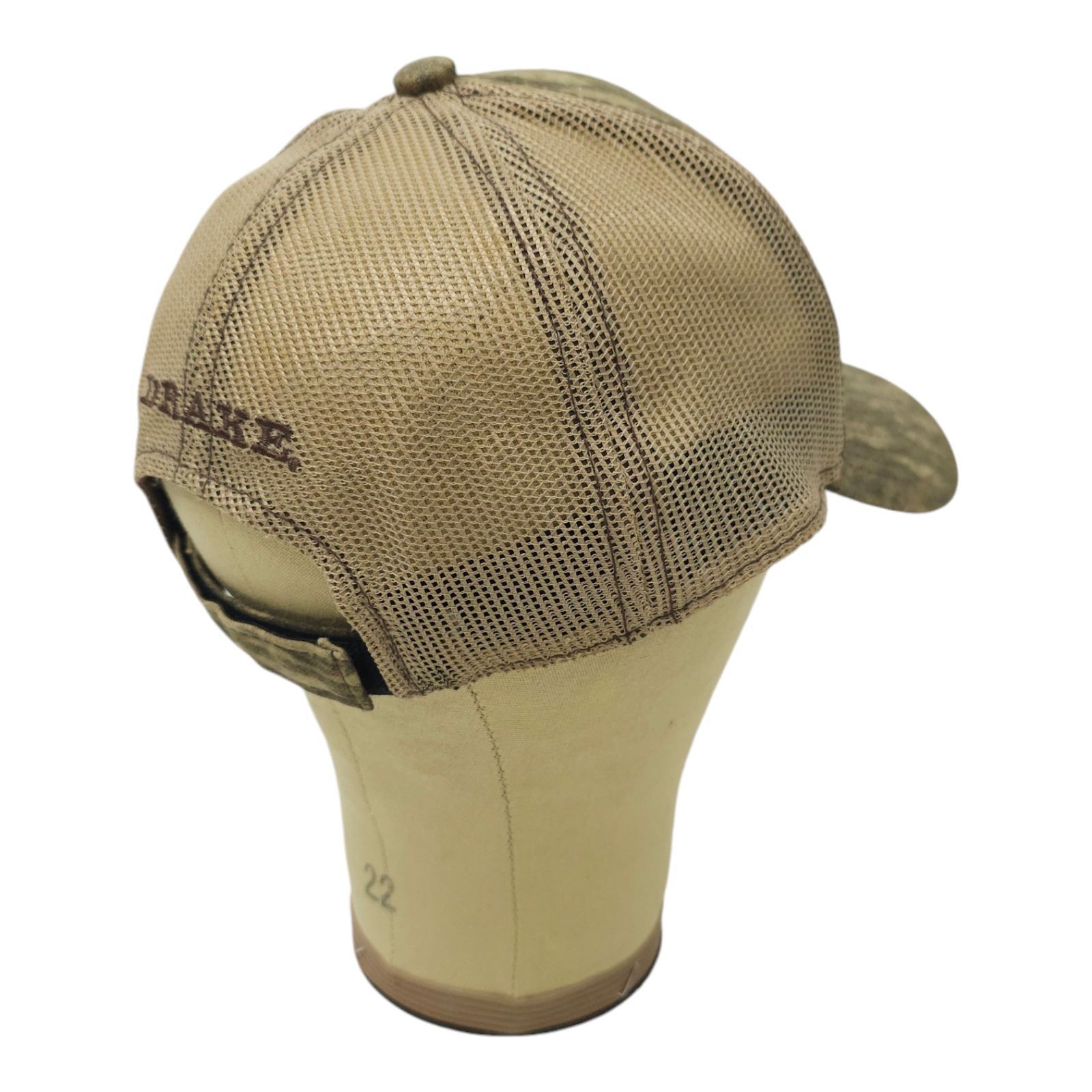 Drake Drake Camo Mossy Oak Bottomland Strapback Cap 3D Embroidered Size ONE SIZE - 14 Thumbnail