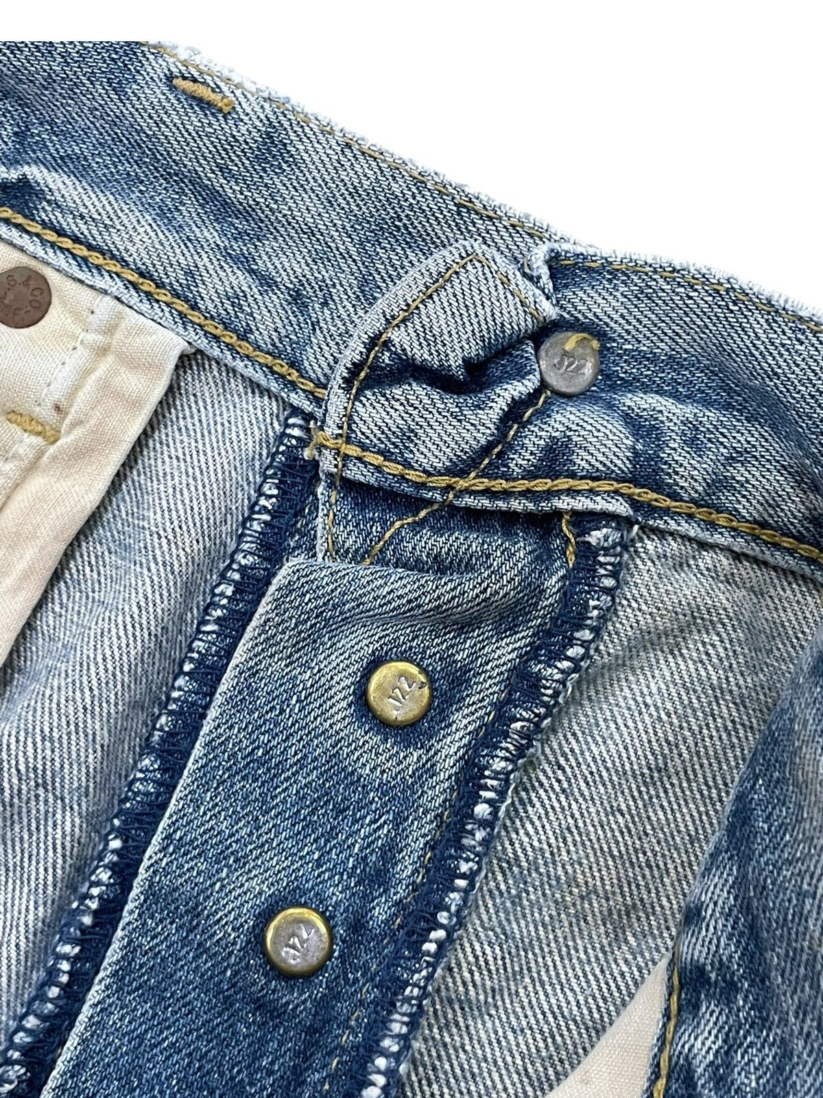 Levi's Vintage Levi's Big E 702 XX Distressed Selvedge Denim Japan Size US 33 - 11 Thumbnail