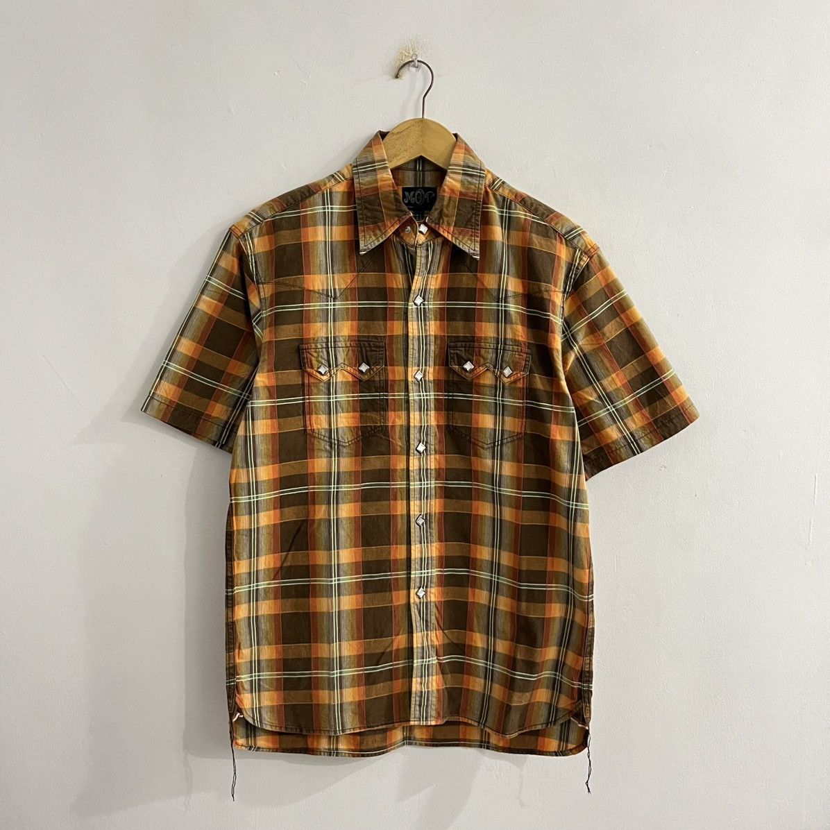 Japanese Brand Motorcycle Garments Vintage Blue Japan Western Shirt Size US M / EU 48-50 / 2 - 1 Thumbnail