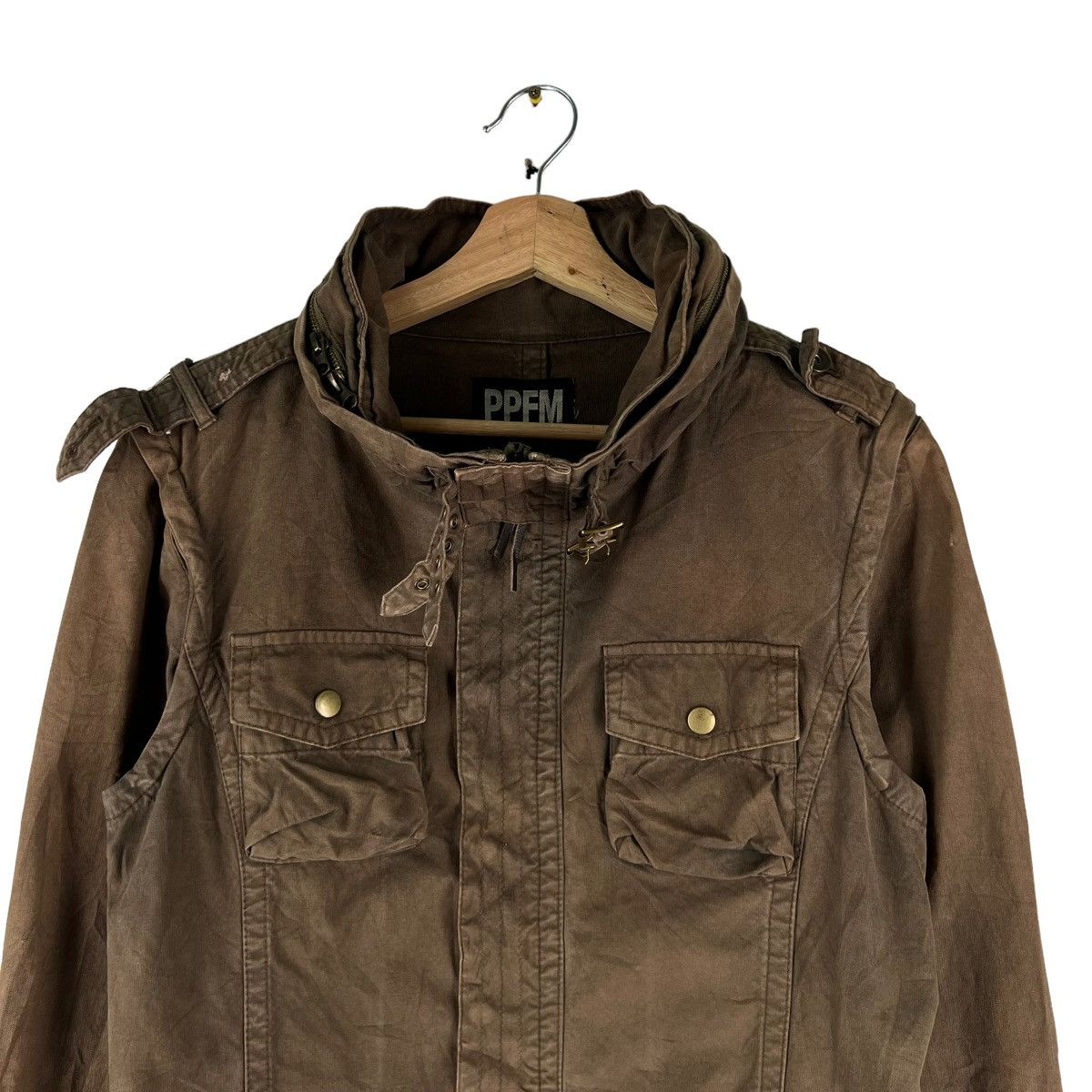 Hysteric Glamour 🔥UTILITY BONDAGE CARGO JACKET CROPPED PPFM JAPAN Size US M / EU 48-50 / 2 - 2 Thumbnail