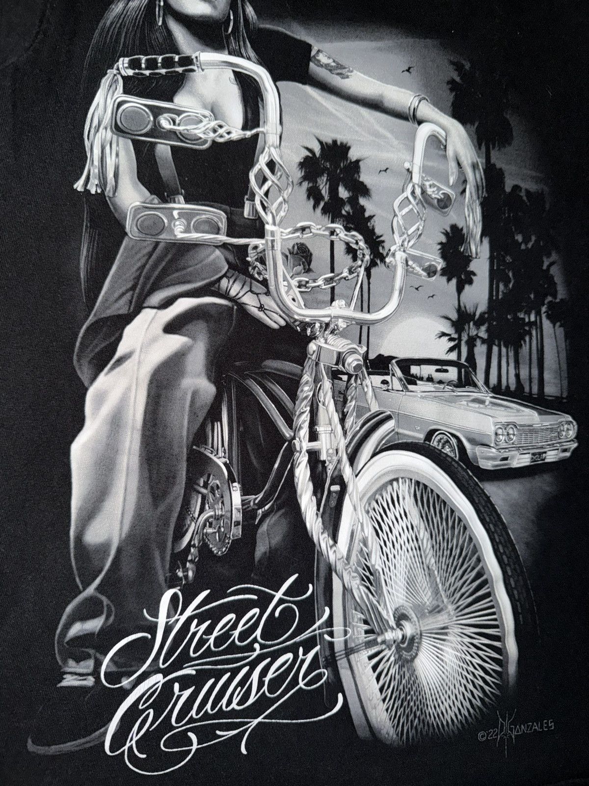 Other David Gonzalez DGA Street Cruiser Low Rider Bike Heyna tee Size US S / EU 44-46 / 1 - 4 Thumbnail