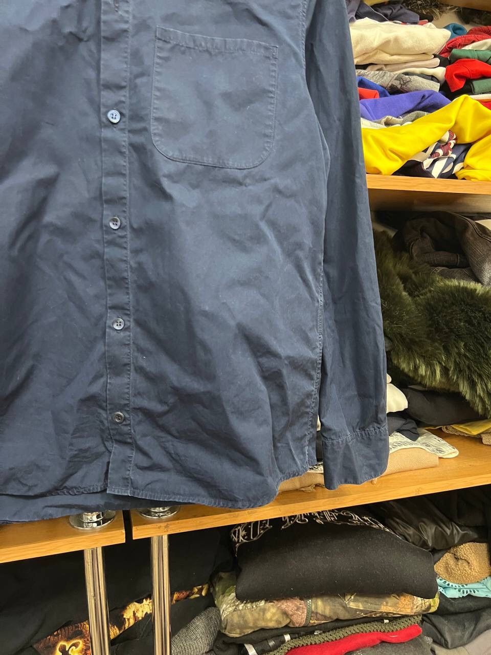 A.P.C. A.P.C. Button Up Shirt Streetwear Faded Size US XS / EU 42 / 0 - 5 Thumbnail