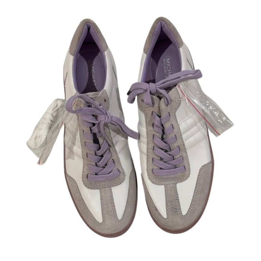 Michael Kors *DS22 MICHAEL KORS Suede Kai Mixed-Media Sneaker Size 6 Size US 6 / IT 36 - 2 Thumbnail