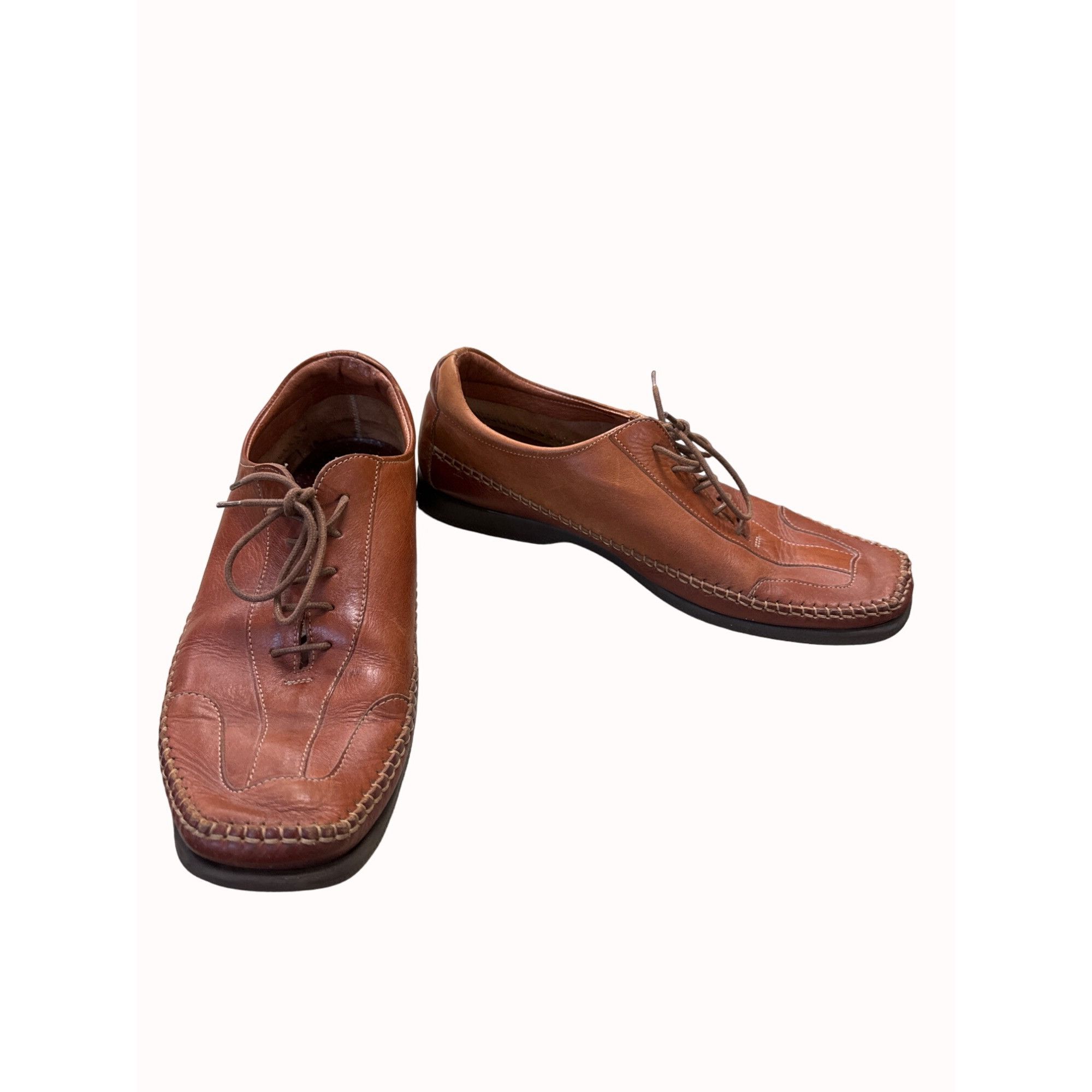 Designer La Bottega Delle Pelli Italian men’s leather dress shoes siz Size US 11 / EU 44 - 2 Thumbnail