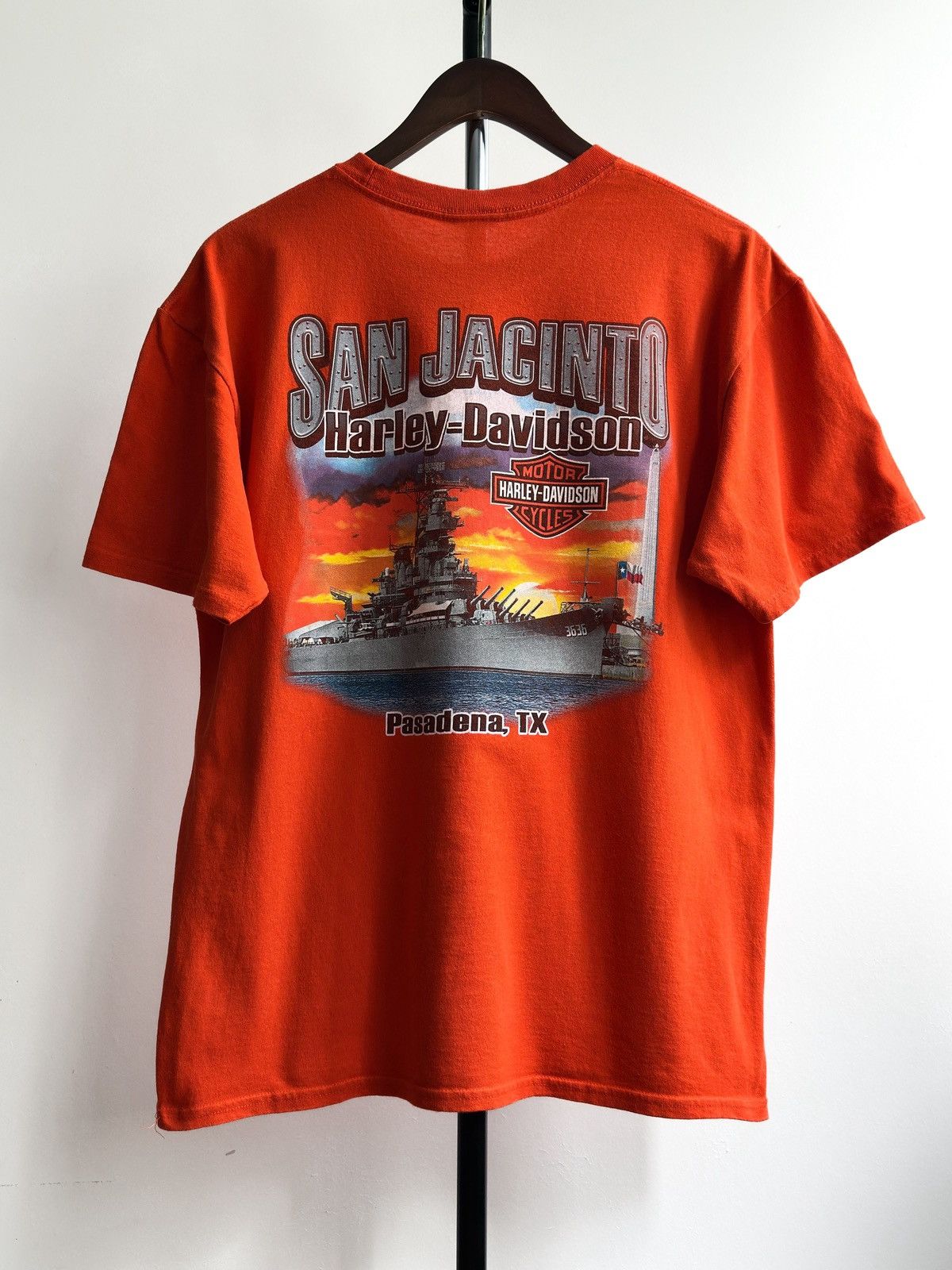 Harley Davidson VINTAGE Y2K HARLEY DAVIDSON SAN JACINTO GRAPHIC TEE Size US L / EU 52-54 / 3 - 1 Thumbnail