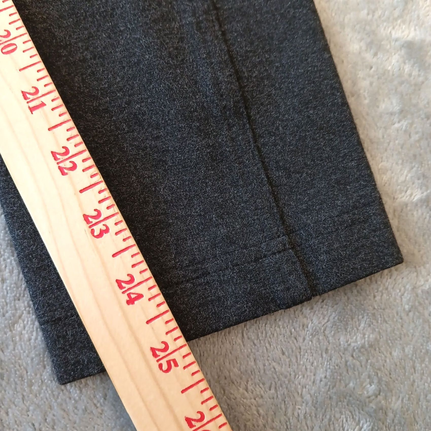 Vintage Ivanka Trump Pants Womens Large Gray Ankle Pull On Skinny Stretch 31x25 Mid Rise Size 36" / US 14 / IT 50 - 5 Thumbnail