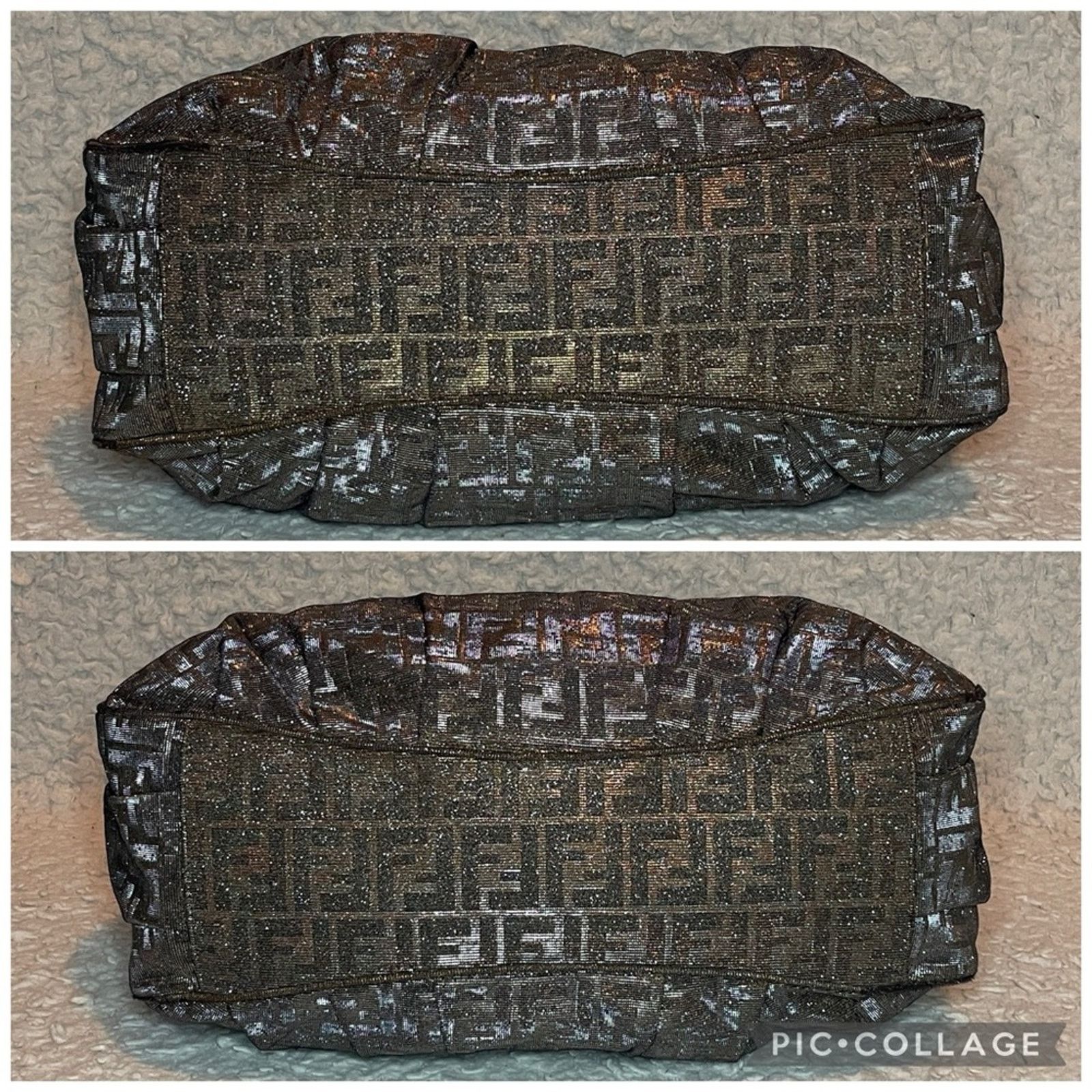 Fendi Fendi Mia Metallic Zucca Lurex Large Tote Size ONE SIZE - 10 Thumbnail