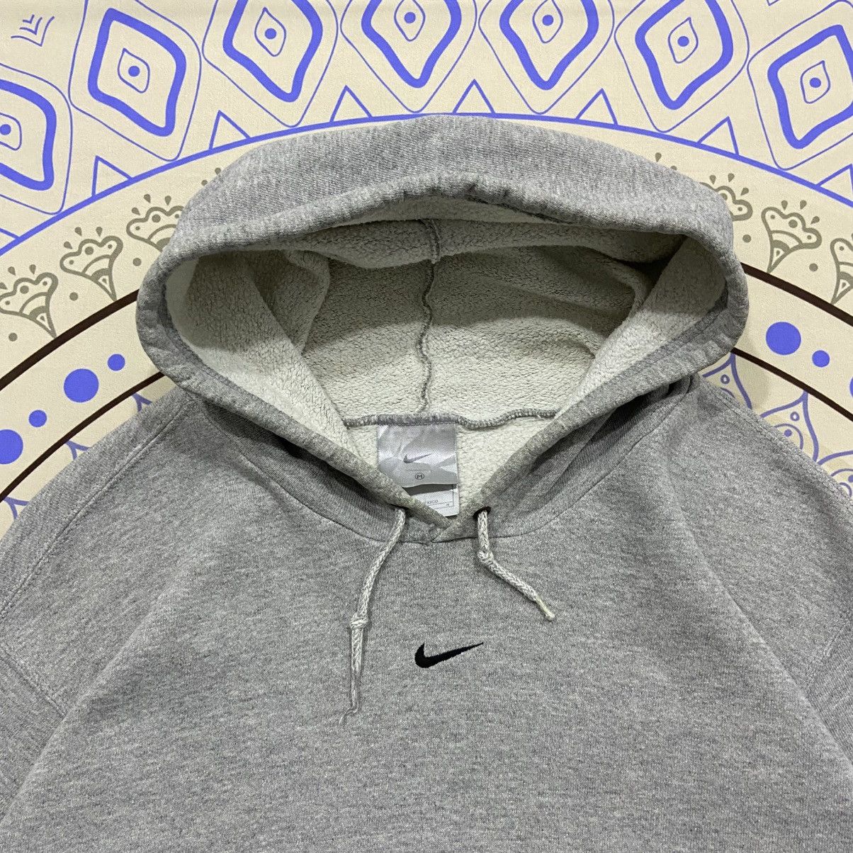 Nike × Vintage Vintage Y2K Nike Center Swoosh Hoodie Size US M / EU 48-50 / 2 - 2 Thumbnail