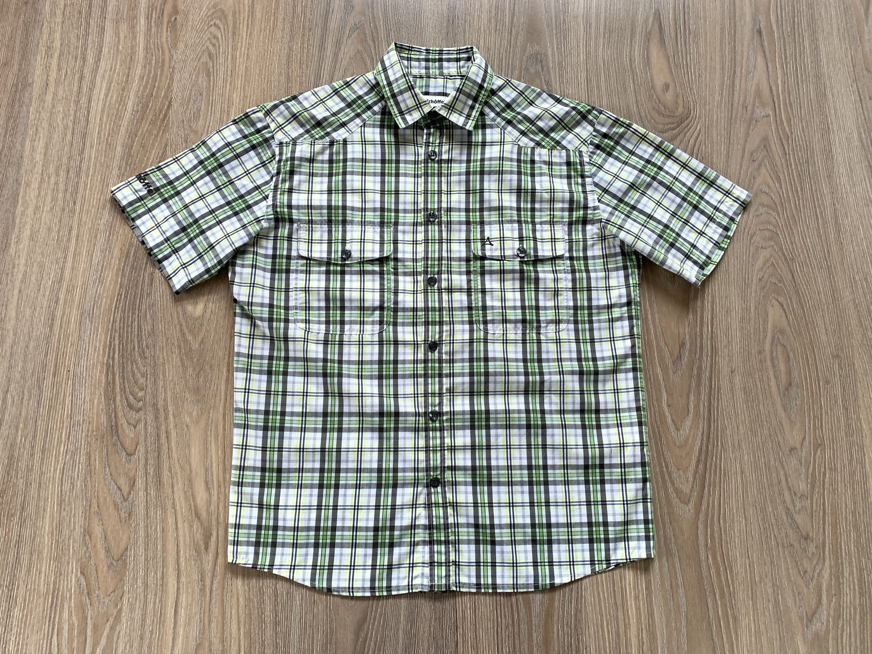 Other Schoffel Plaid Treking Hiking Button Up Short Sleeve Shirt Size US M / EU 48-50 / 2 - 2 Thumbnail