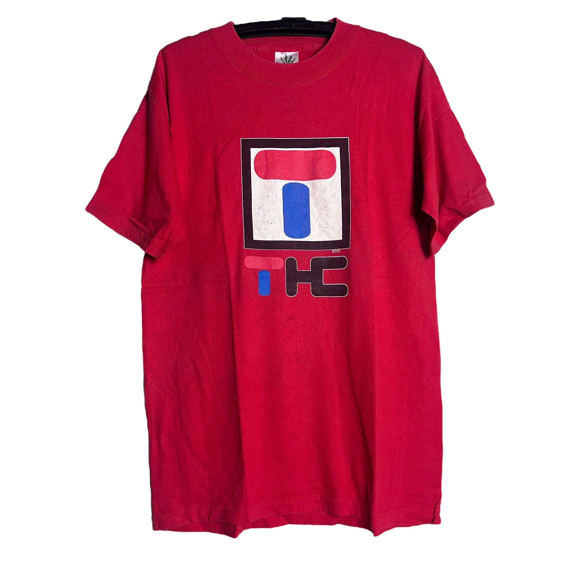 Vintage 🔥RARE🔥Vintage 90s THC Skateboard T-shirt Single Stich Size US XL / EU 56 / 4 - 1 Thumbnail