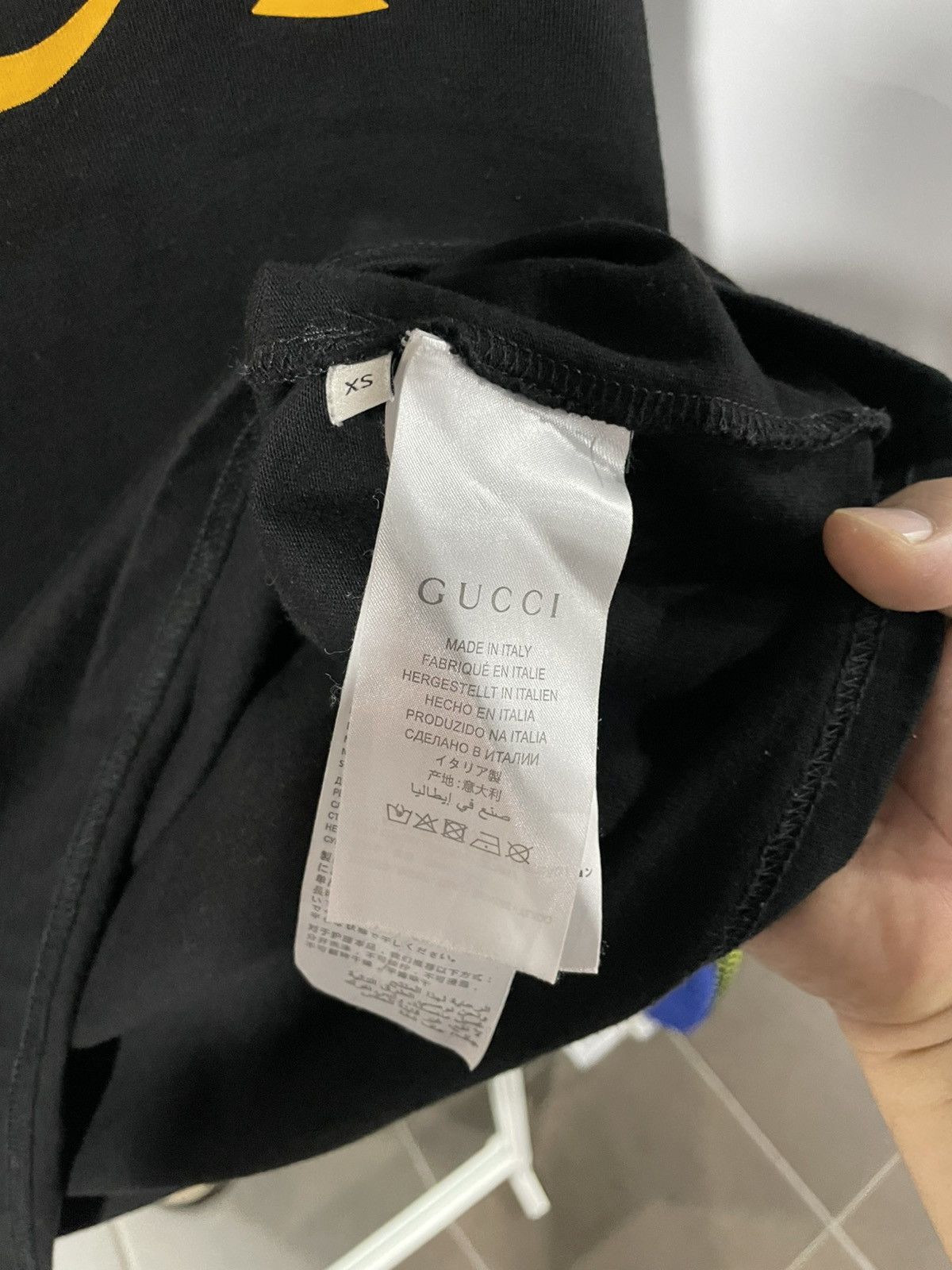 Gucci Gucci Logo Black Shirt Size US XS / EU 42 / 0 - 6 Thumbnail