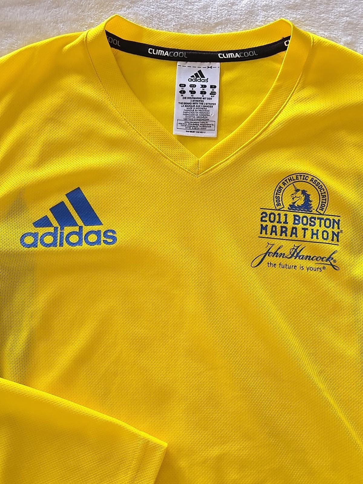 Other Adidas 2011 Boston Marathon Jersey Shirt Small John Hancock Size S / US 4 / IT 40 - 3 Thumbnail