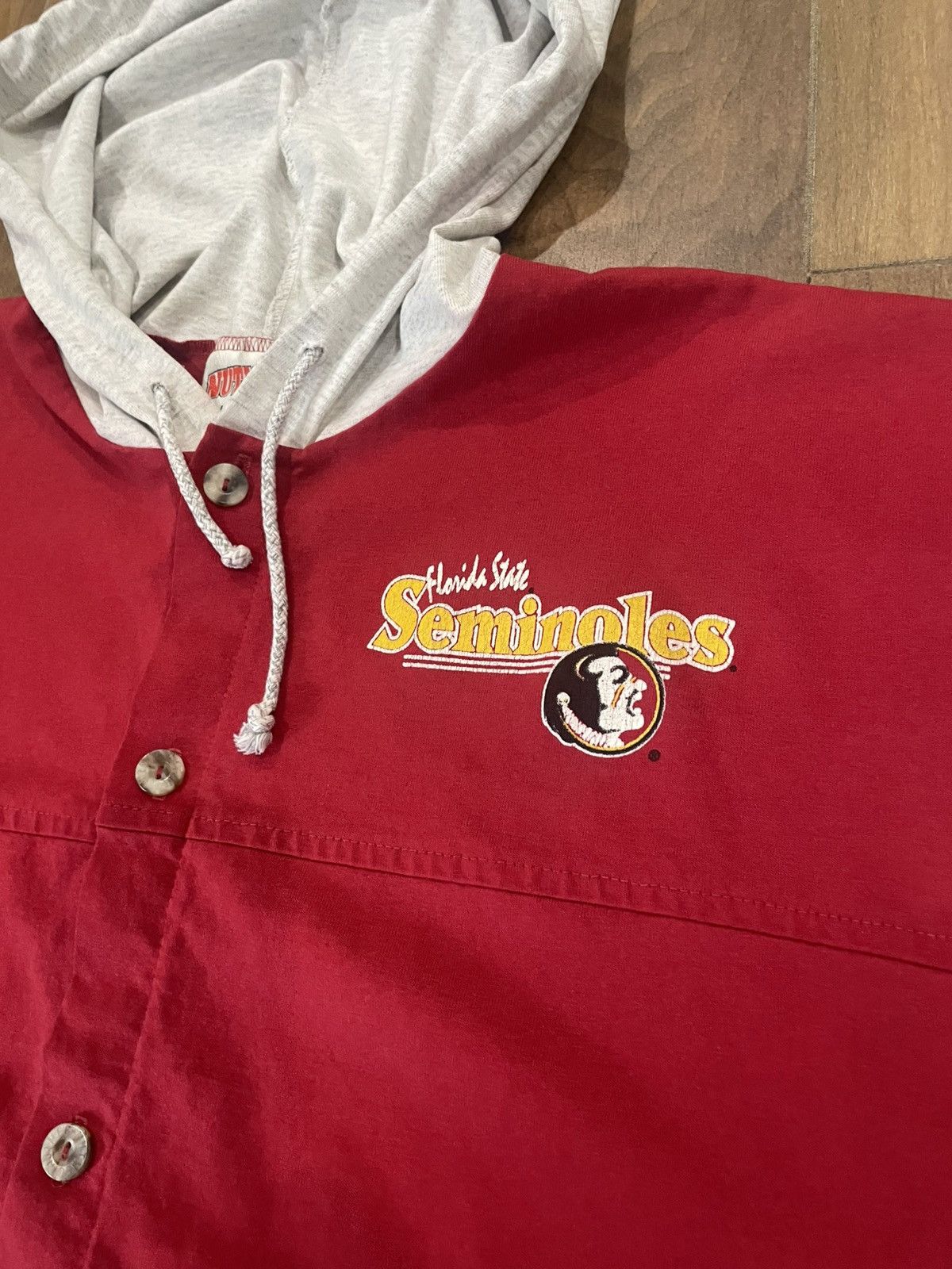 Nutmeg 90s Florida State University Nutmeg Baseball Tee Size US L / EU 52-54 / 3 - 2 Thumbnail