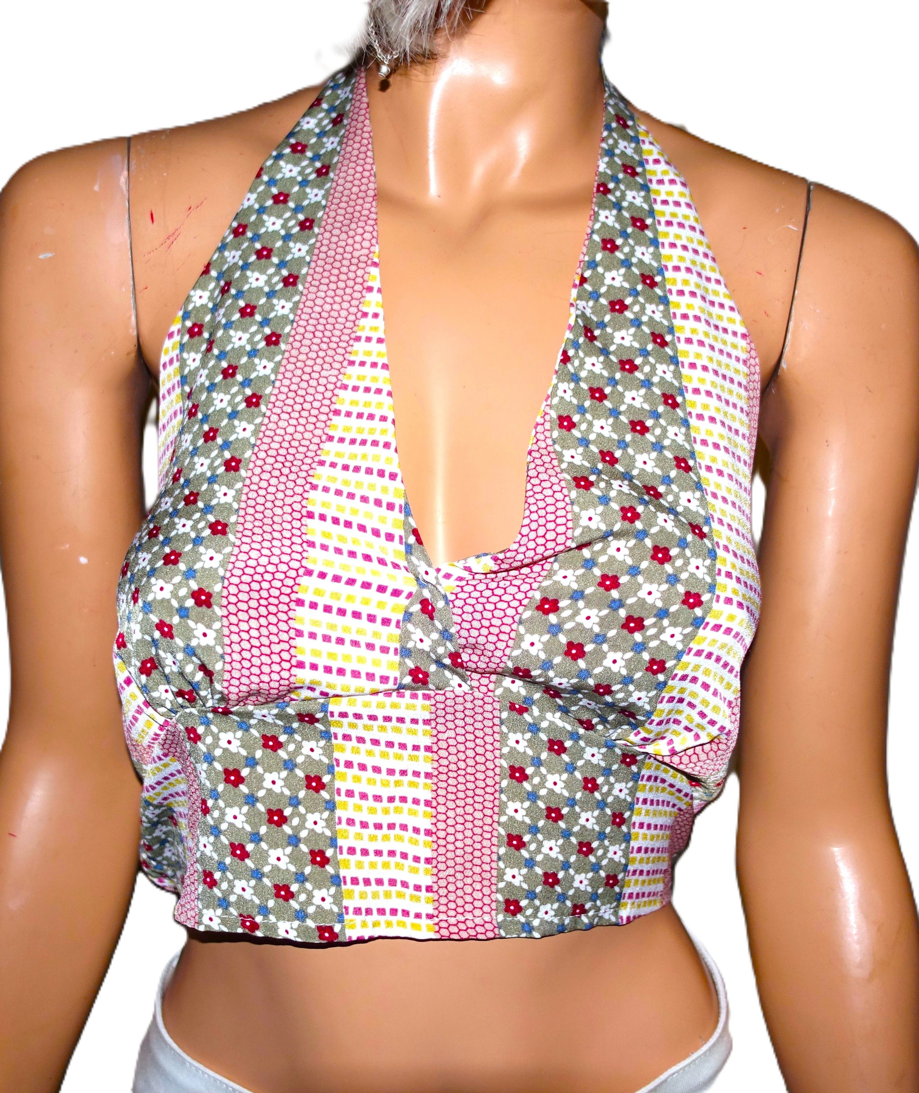 Shein Shein Multi Colored Halter Top M Size M / US 6-8 / IT 42-44 - 5 Thumbnail