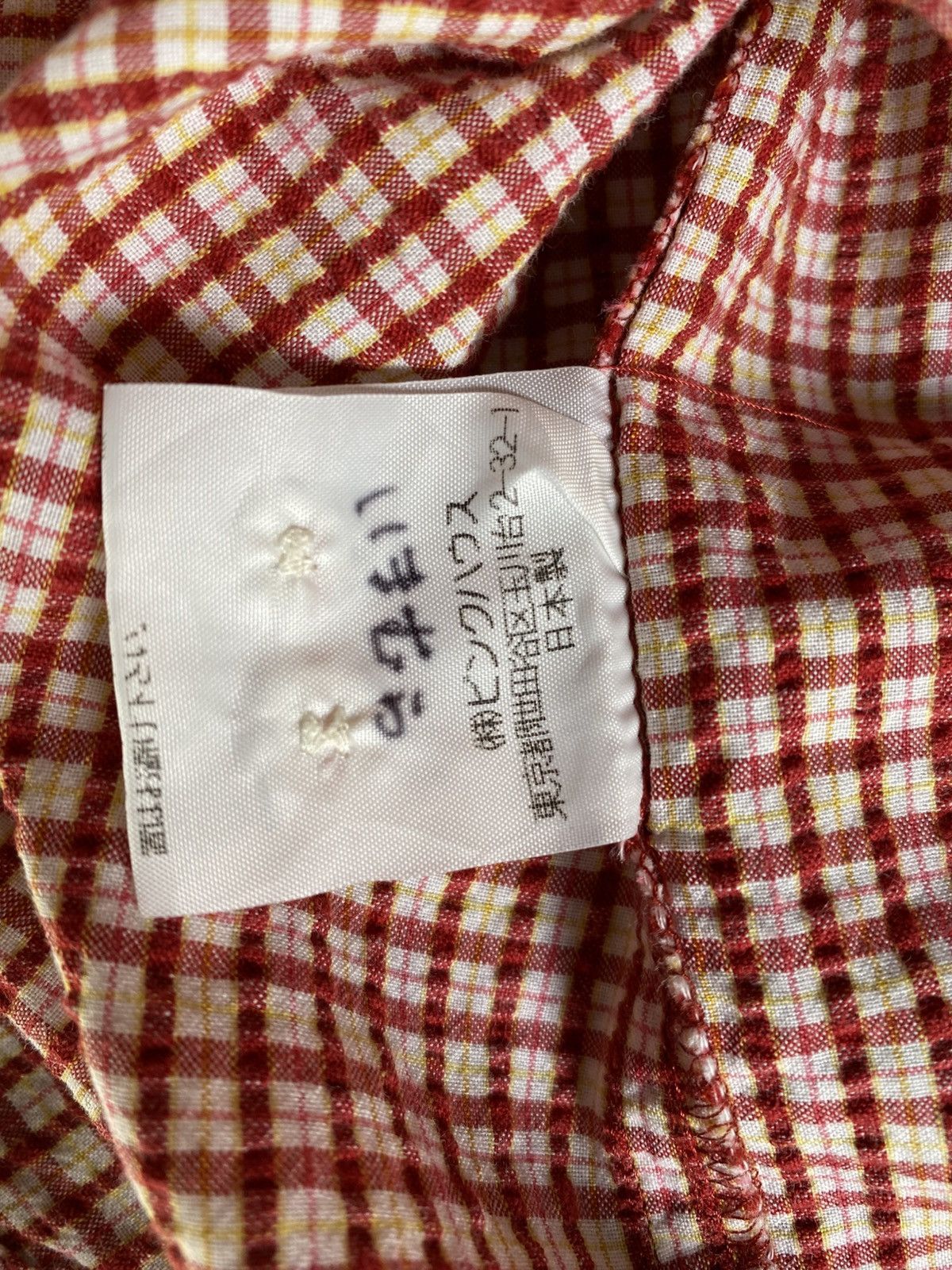 Karl Helmut Karl Helmut Red Checkered Shirt with Decorative Patches Size US S / EU 44-46 / 1 - 7 Thumbnail