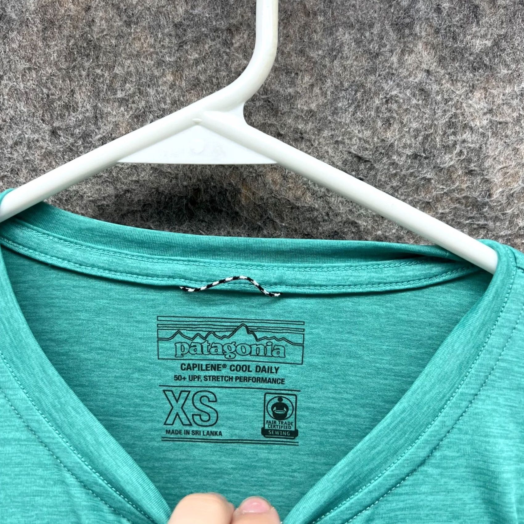 Patagonia VINTAGE Patagonia Shirt Women XS Teal Blue Long Sleeve Crew Neck Solid All Seasons Spring Summer Winter Womens XS Blue Patagonia Shirt Size XS / US 0-2 / IT 36-38 - 5 Thumbnail
