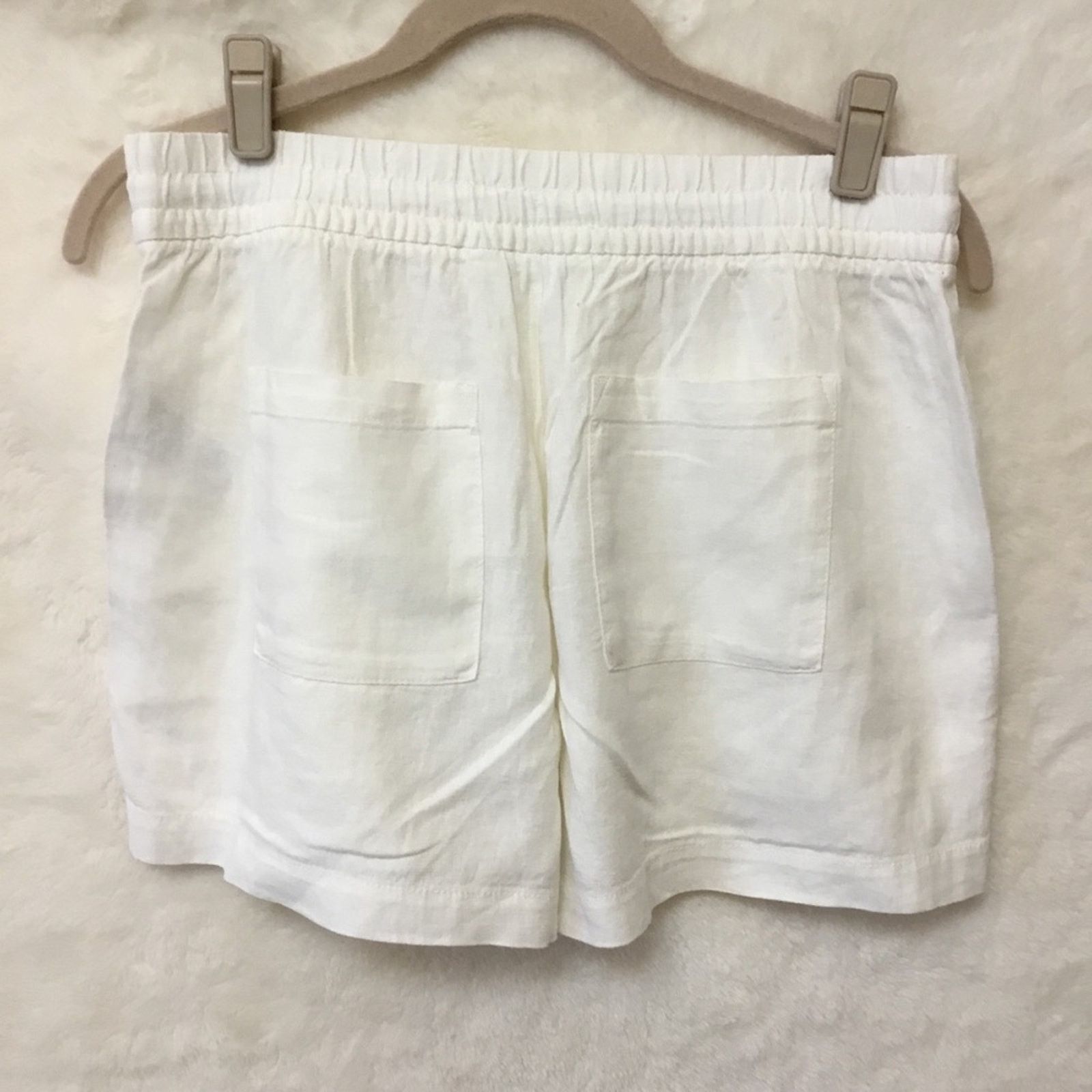 Gap GAP Factory White Pull-On Utility Shorts Size 30" / US 8 / IT 44 - 5 Thumbnail