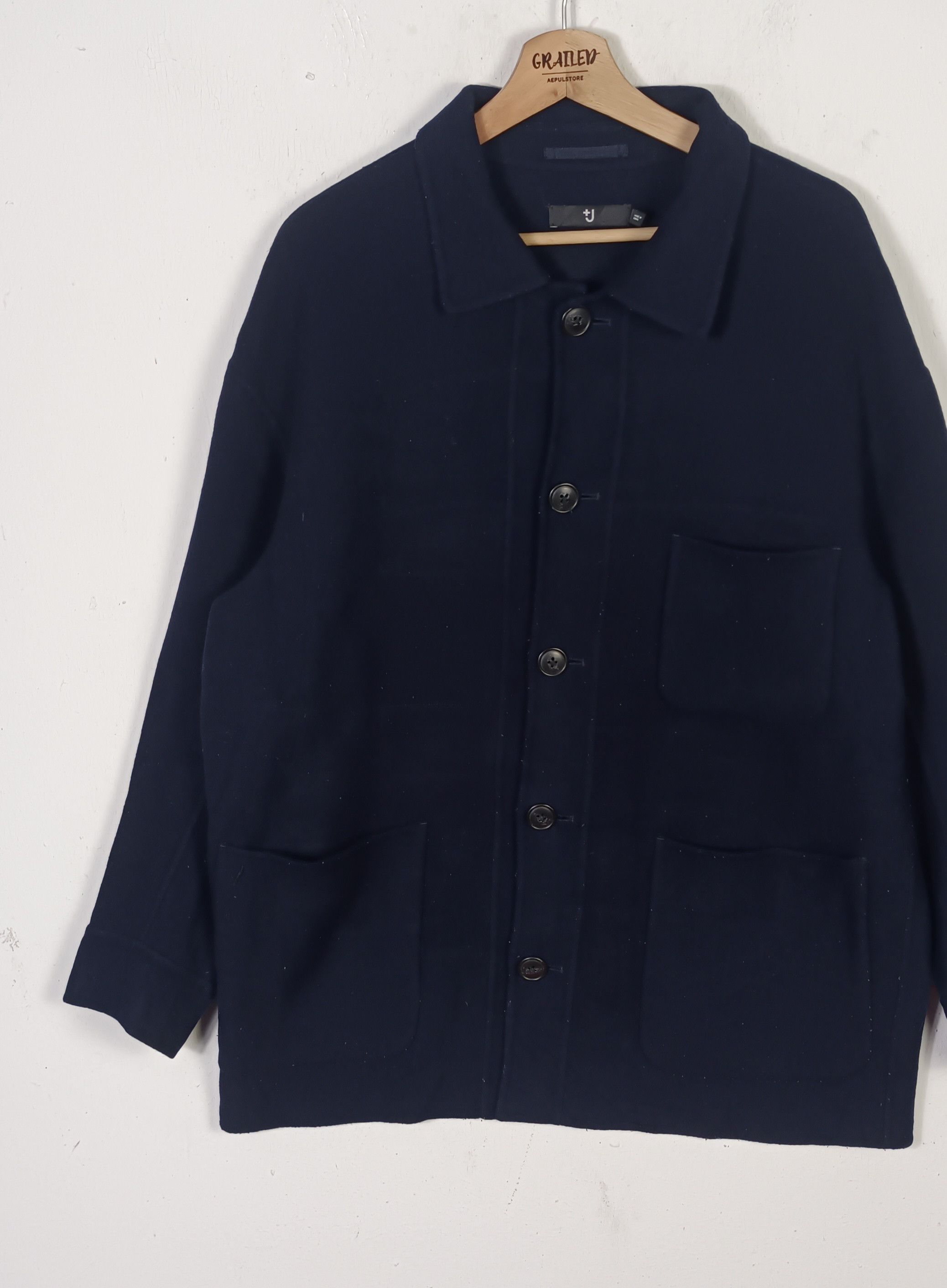 Jil Sander Jil Sander Uniqlo Wool Jacket Size US XL / EU 56 / 4 - 3 Thumbnail