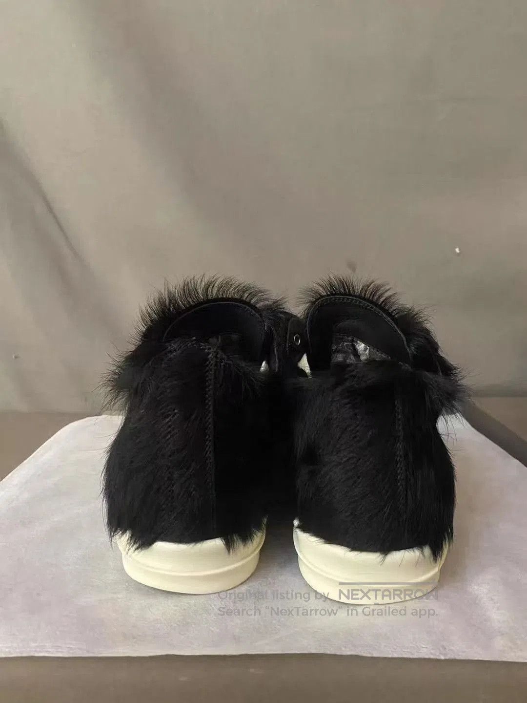 Rick Owens rick owens low-top fur sneakers size 40-yw. Size US 7 / EU 40 - 4 Thumbnail