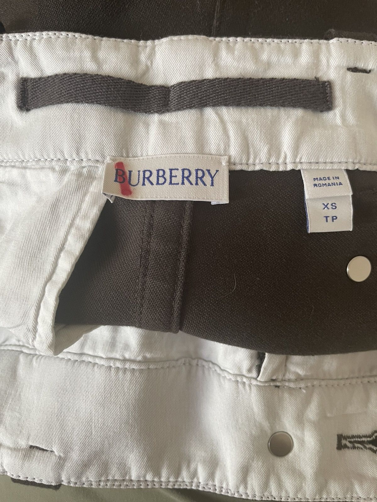 Burberry BRAND NEW BURBERRY COTTON TROUSERS XS OTTER Size US 29 - 7 Thumbnail