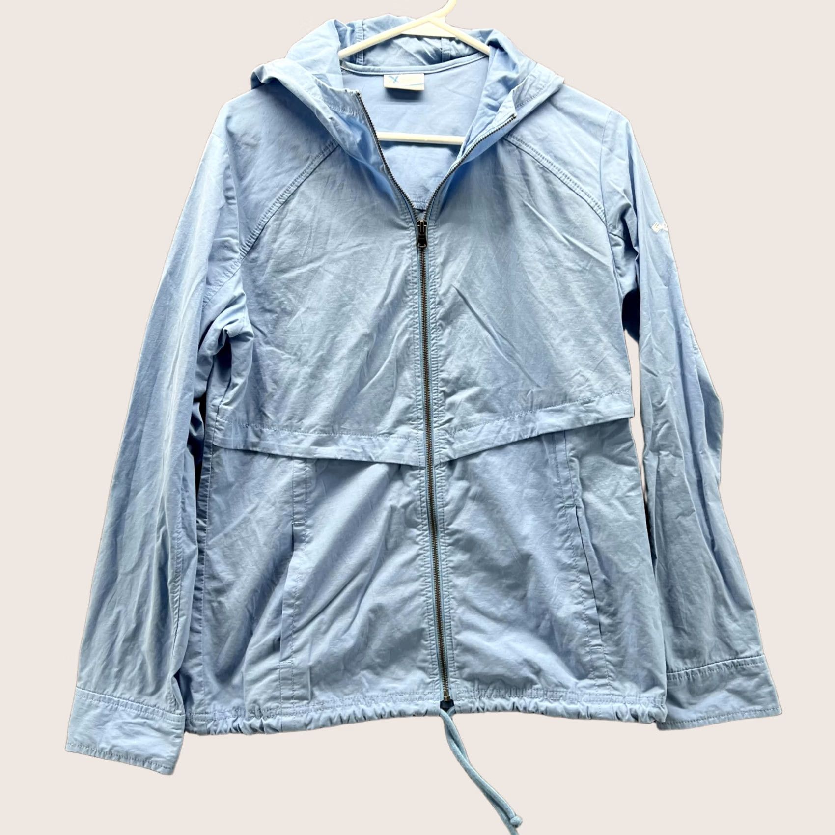 Vintage Columbia Jacket Men Medium Adult Blue Full Zip Hoodie Cotton Nylon Windbreaker Jacket Hoodie Size US M / EU 48-50 / 2 - 1 Thumbnail