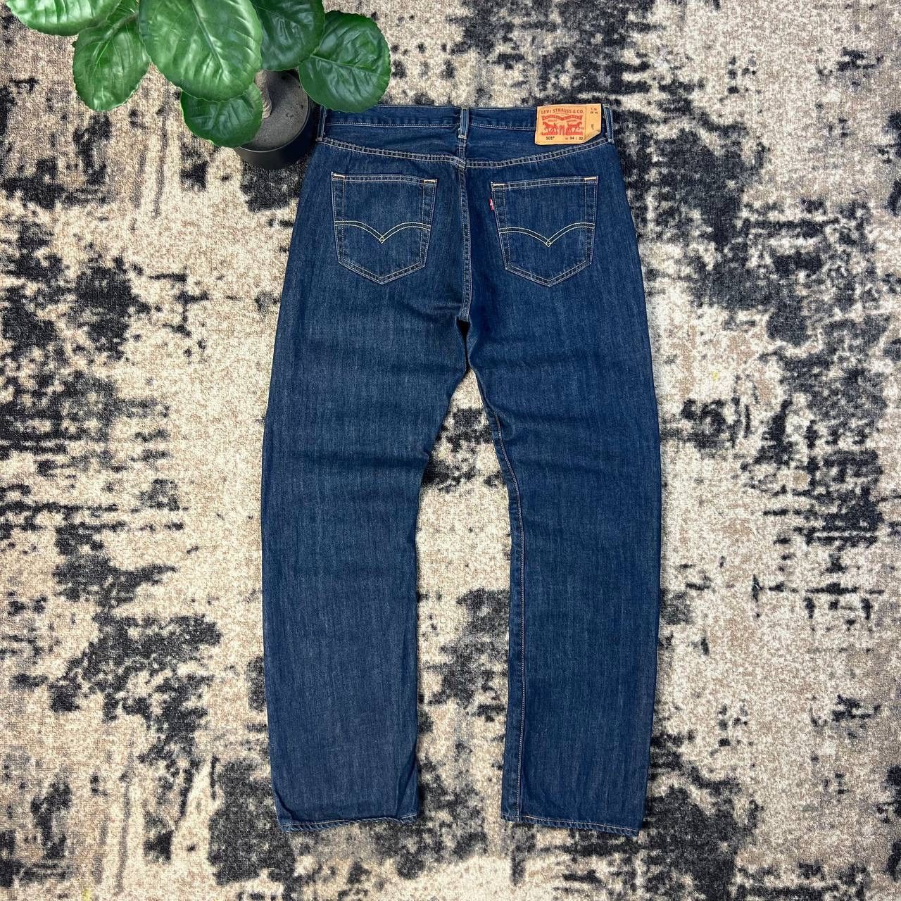 Levi's 501 Levis Vintage Straight Fit Blue Denim Jeans Size US 34 / EU 50 - 1 Thumbnail