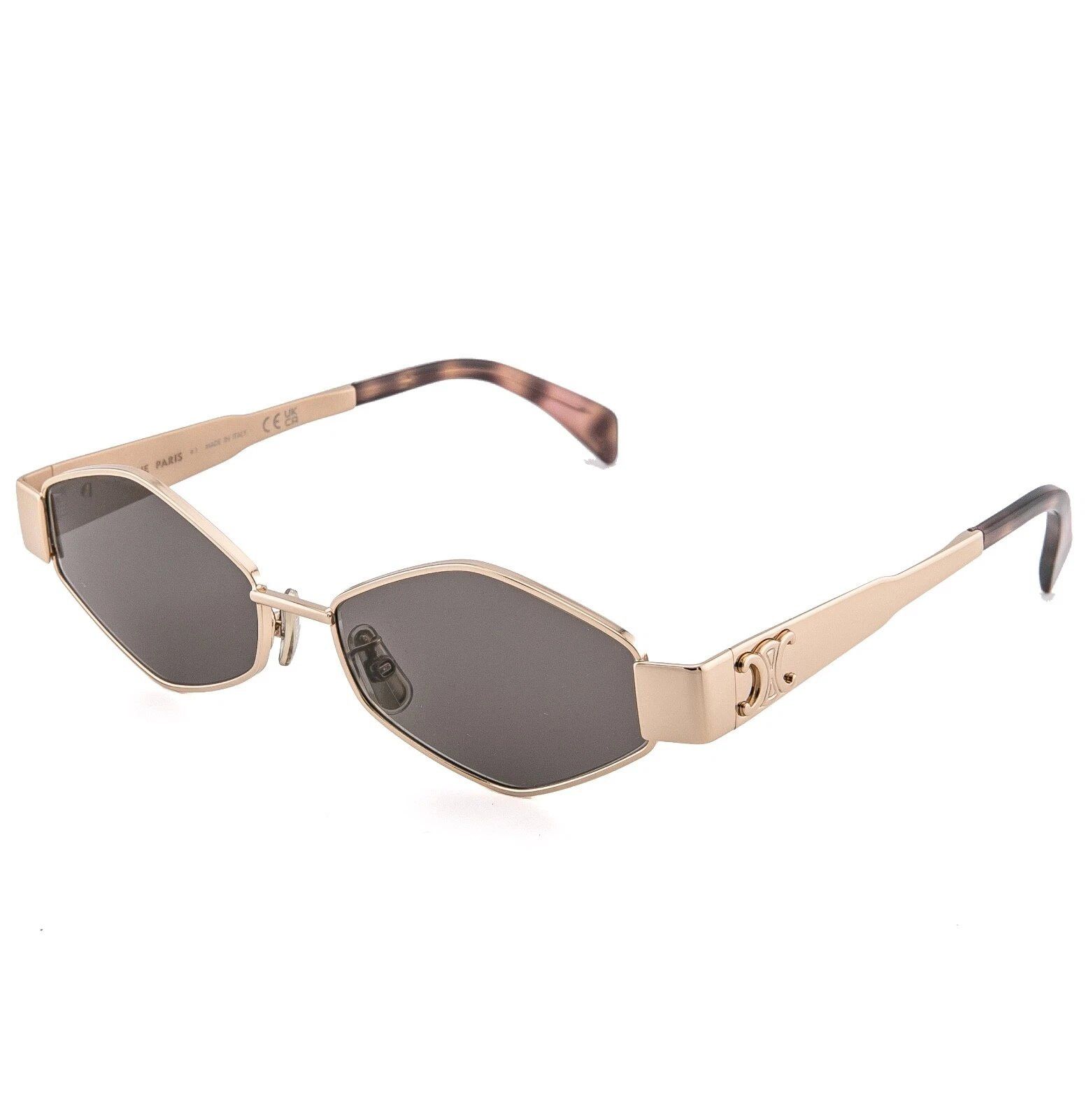 Celine CELINE CL40254U 40254 METAL TRIOMPHE Unisex Sunglasses 28A Size ONE SIZE - 4 Thumbnail