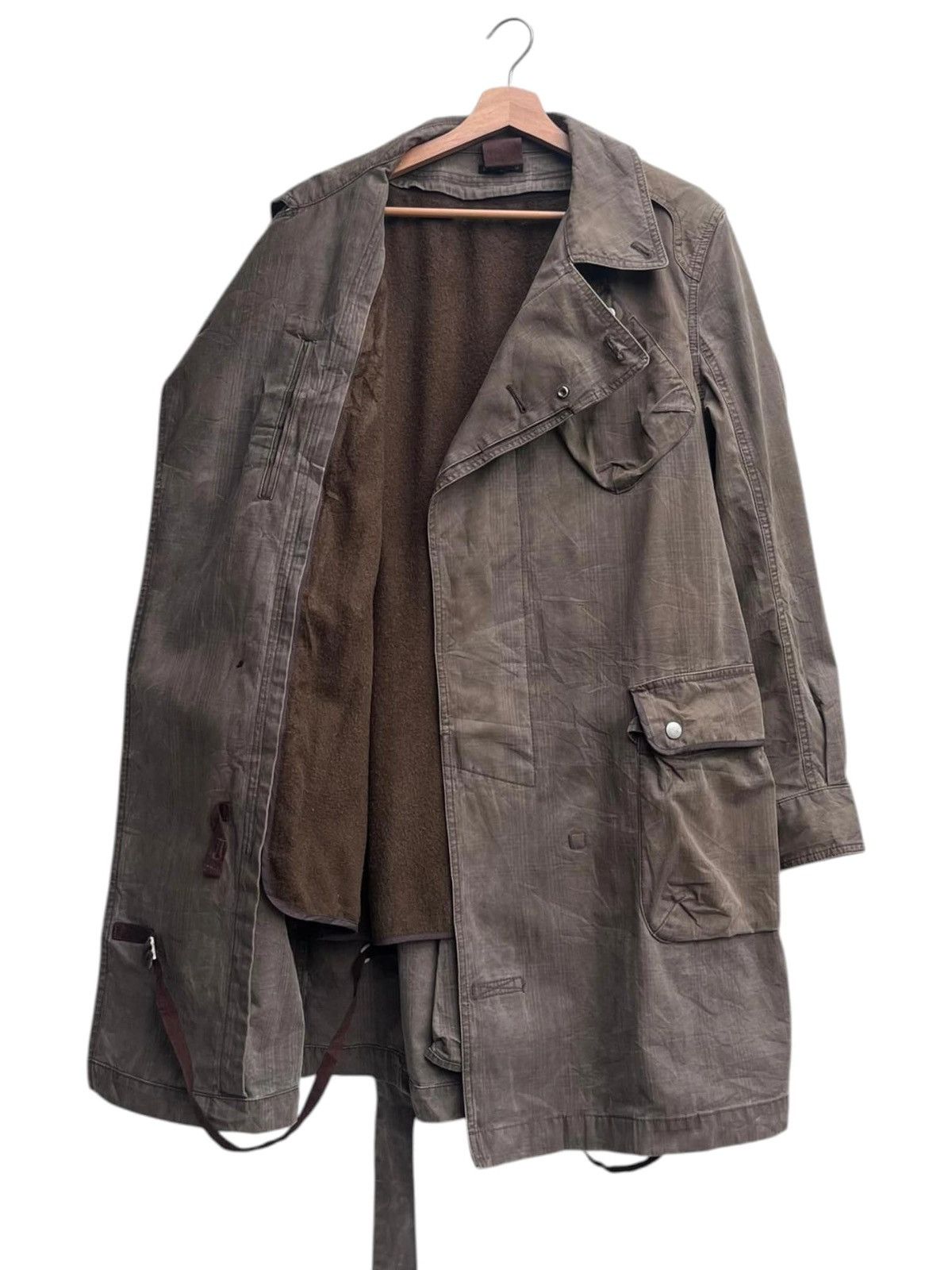 Paul Smith × R.Newbold R. Newbold Plaid Military Style Trench Coat Size US M / EU 48-50 / 2 - 3 Thumbnail