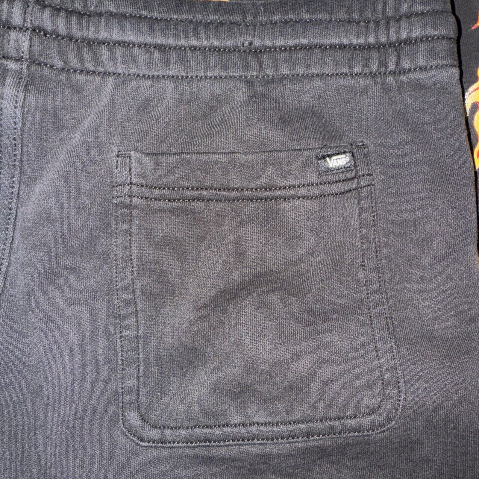 Vans Vans Youth Large Black Flame Spell out Sweatpants 28x28 Size US 28 / EU 44 - 8 Thumbnail